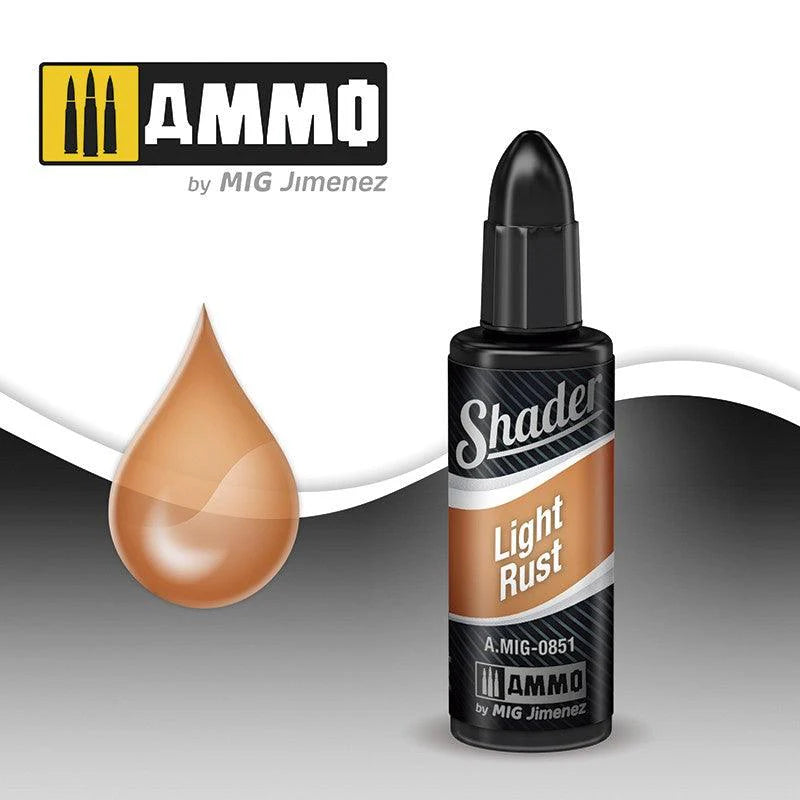 Ammo by MIG 851 MULTI Scale Light Rust Shader Modeling Paint (10mL e)