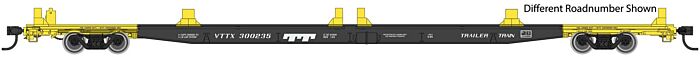 WalthersMainline 910-5510 HO Scale, 85' General American G85 Flatcar, TTX VTTX #300607
