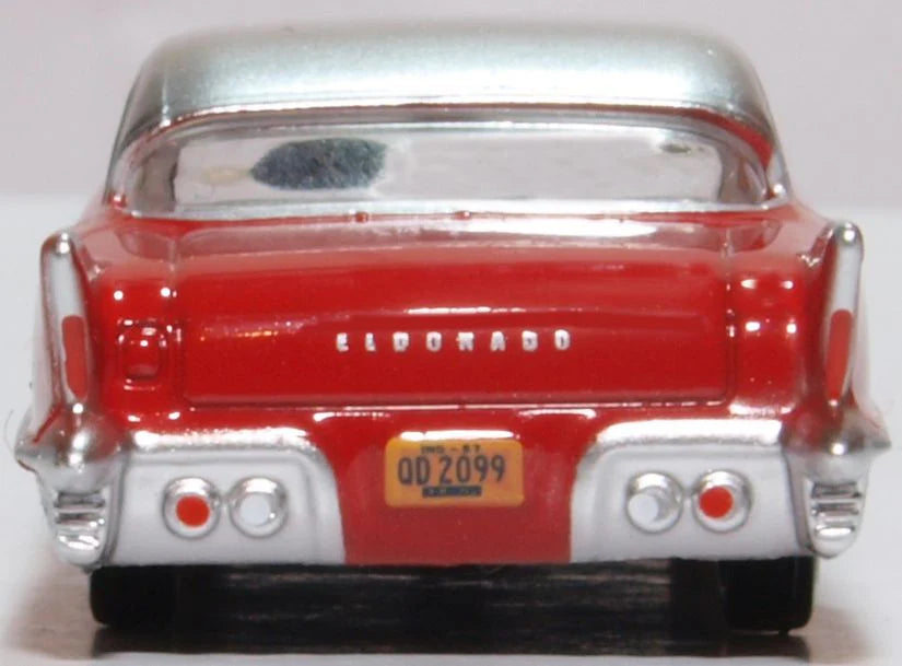 Oxford Diecast 87CE57002 HO Scale 1957-1965 Cadillac Eldorado Brougham - Assembled, Dakota Red