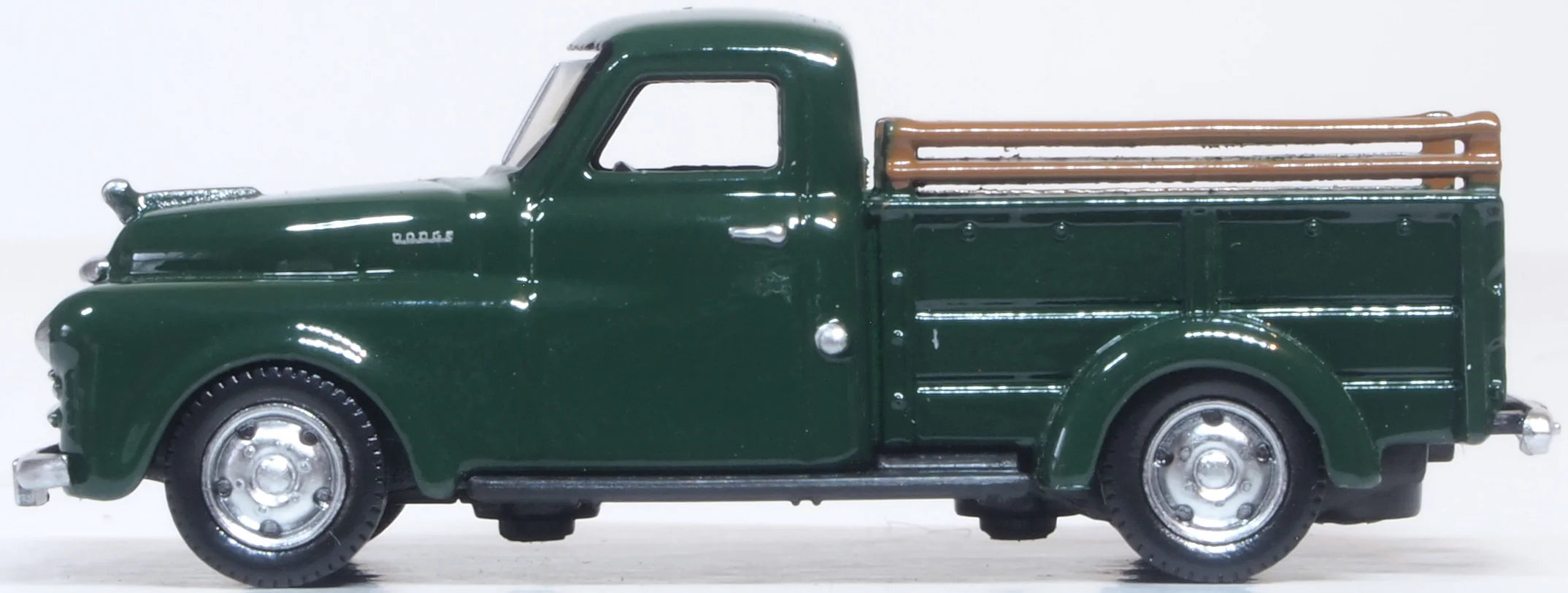 Oxford Diecast 87DP48002 HO Scale 1948 Dodge B-1B Pickup Truck - Assembled, Dark Green
