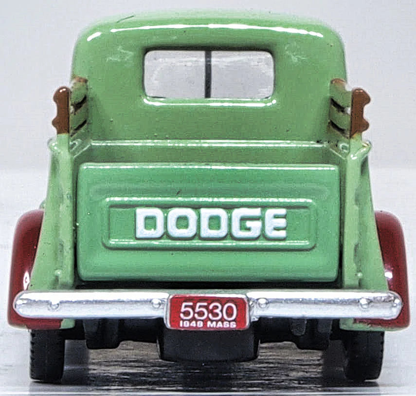 Oxford Diecast 87DP48003 HO Scale 1948 Dodge B-1B Pickup Truck - Assembled, Dans Service Garage