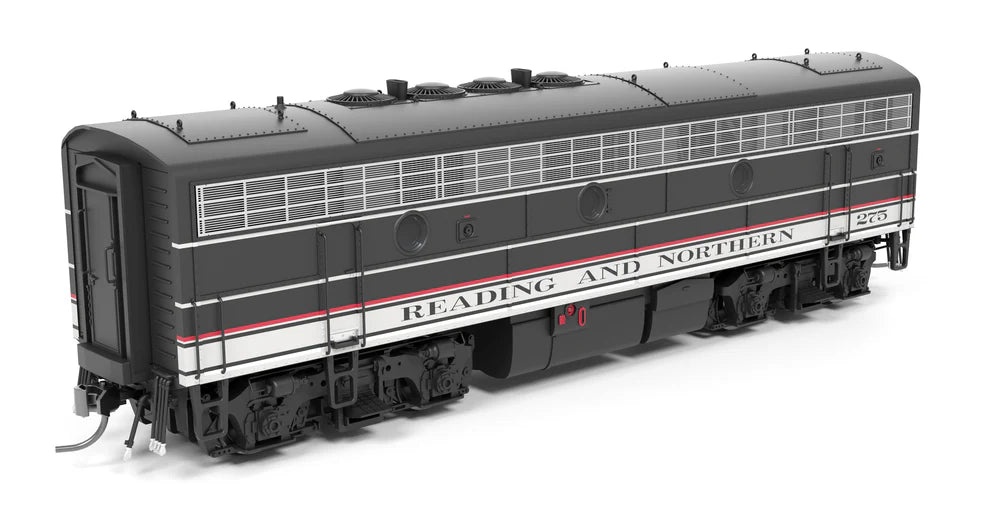 Broadway Limited 9707 HO Scale EMD F7B Diesel Locomotive, Modern Excursion Apperance Reading and Northern #275B Paragon4 Sound/DC/DCC