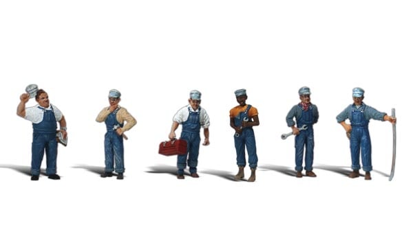 Woodland Scenics A2147 N Scale Train Mechanics (7 pcs)