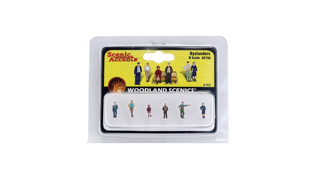 Woodland Scenics A2156 N Scale Bystanders Scenic Accents (6 pcs)