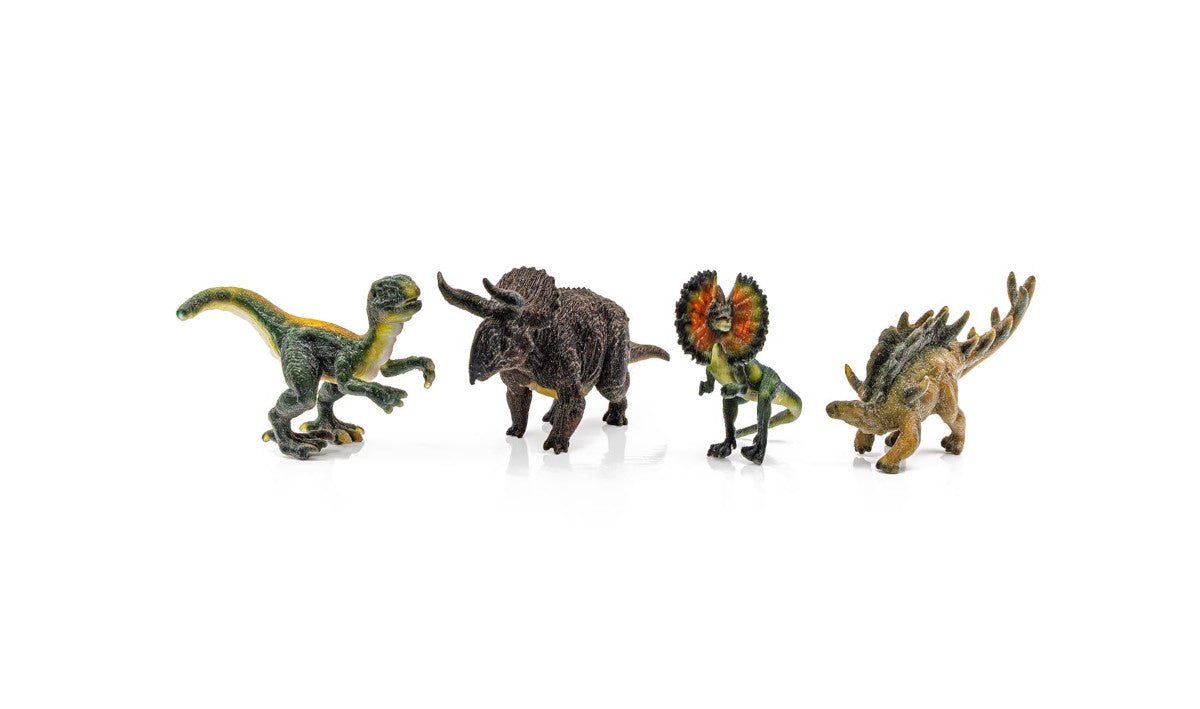 Woodland Scenics 2874 N Scale Dinosaur Figures, Find Me Figures (4 pcs)
