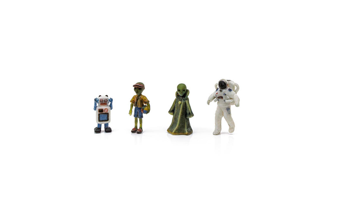 Woodland Scenics 2870 N Scale Sci-Fi Figures, Find Me Figures (4 pcs)