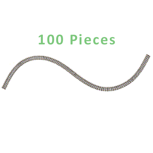 Atlas 2500 N Scale, Superflex Track, 29.5" Flex Section, Code 80 (100 Pieces)