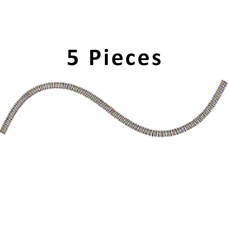 Atlas 2500 N Scale, Superflex Track, 29.5" Flex Section, Code 80 (5 pieces)