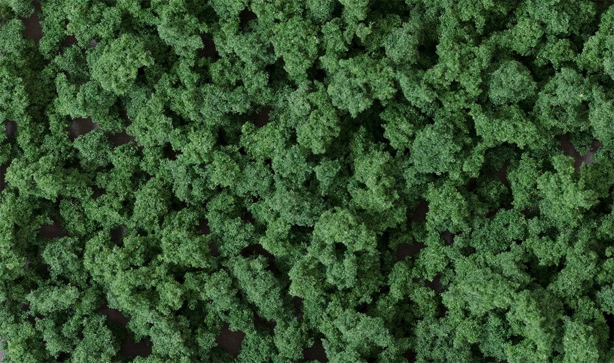 Woodland Scenics FC1647 MULTI Scale Bushes Dark Green Shaker