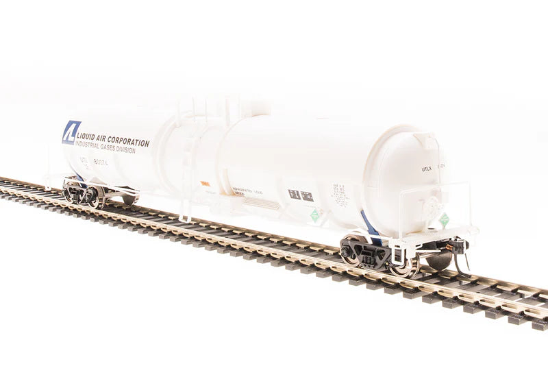 Broadway Limited 6105 HO Scale, Cryogenic Tank Car, Liquid Air Corp UTLX #80071 & 80072, 2 Pack
