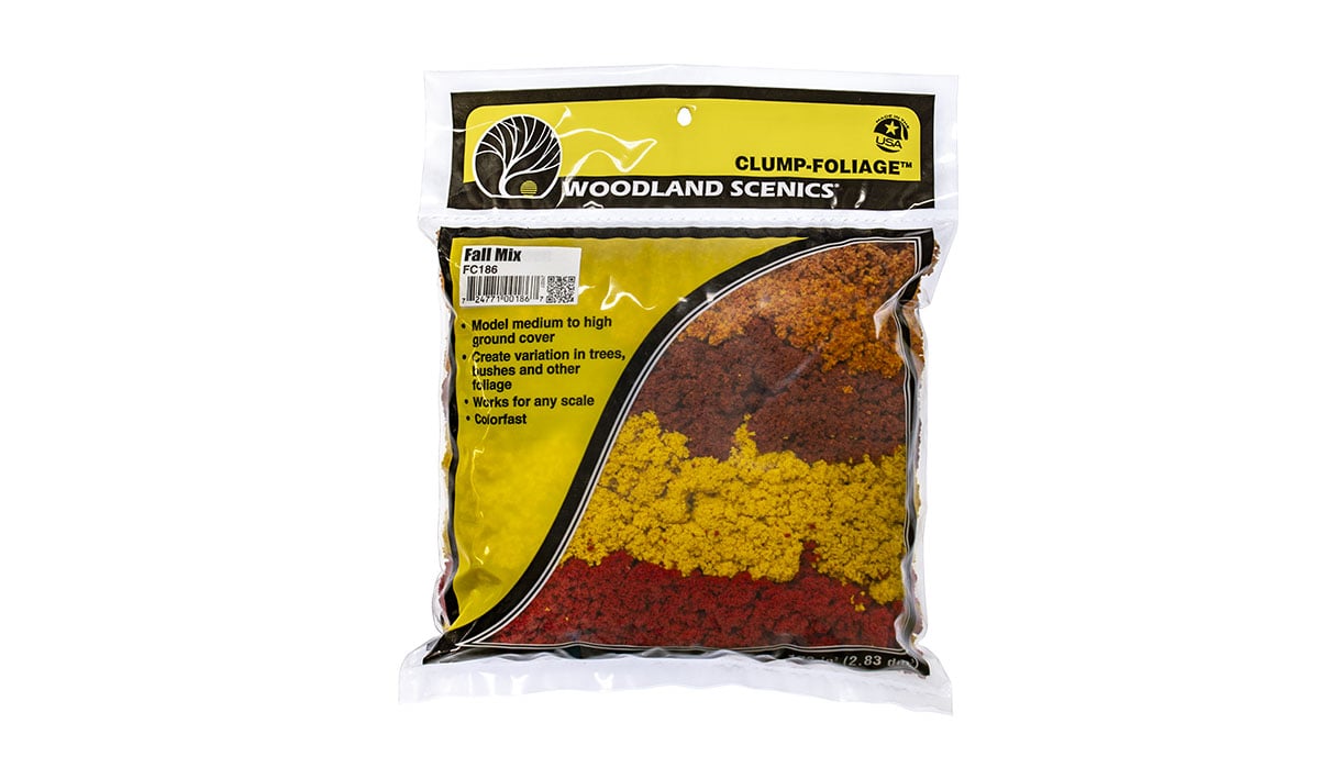 Woodland Scenics FC186 MULTI Scale Clump-Foilage Fall Mix Large Bag