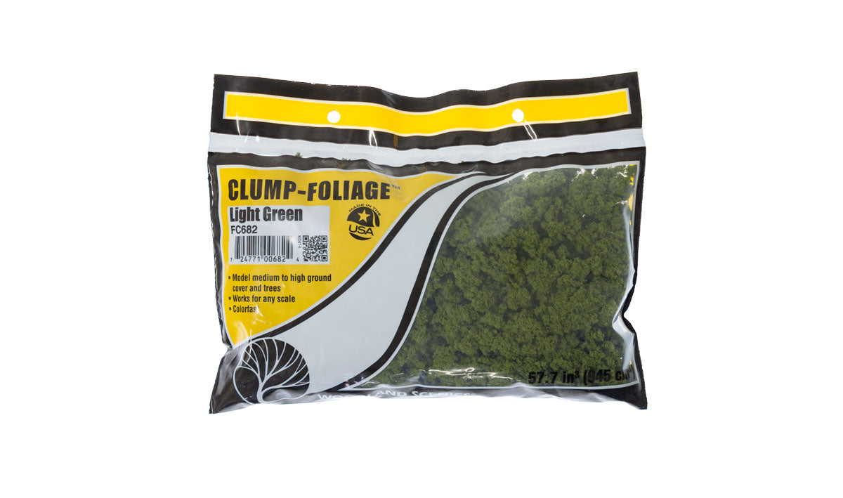 Woodland Scenics FC682 MULTI Scale Clump-Foilage Light Green