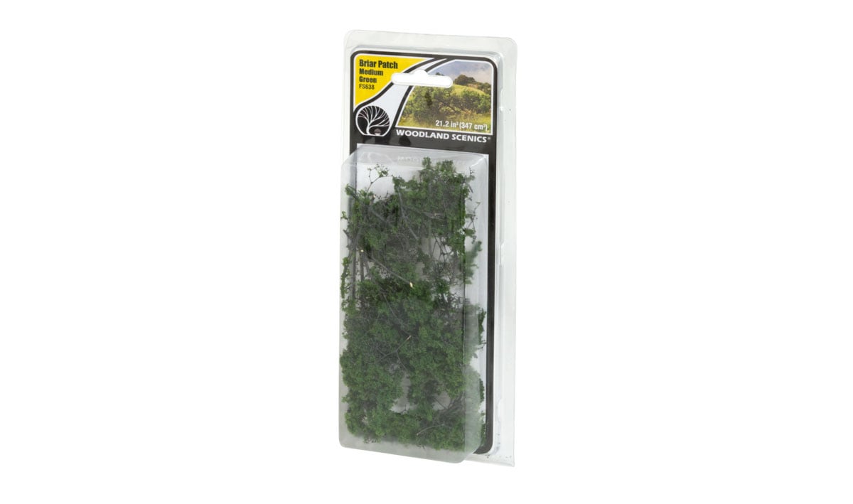 Woodland Scenics FS638 Multi Scale Briar Patch Medium Green