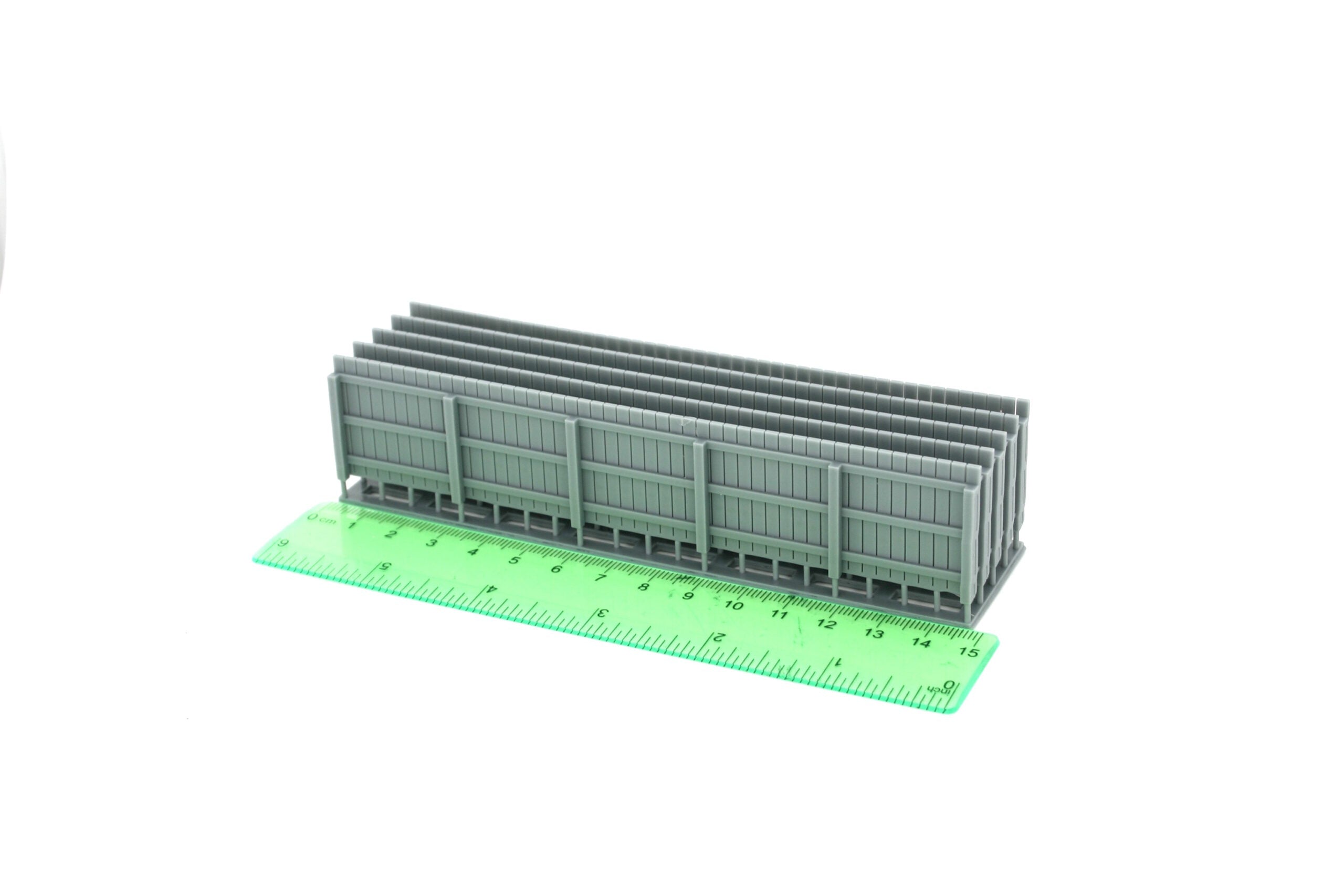 Whistle Stop Models HO2010 HO Scale 6' Wood Privacy Fence, 3D Printed, Highly Detailed