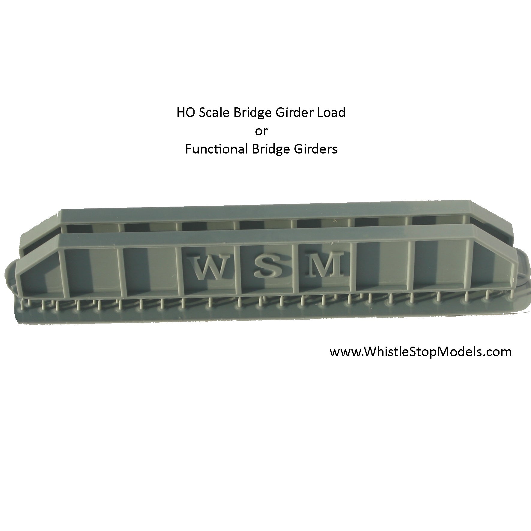 Whistle Stop Models HO9020 HO Scale Bridge Girder Load, Resin 3D Printed, Highly Detailed (2 pcs)
