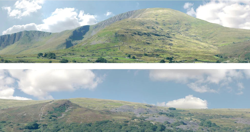 id Backscenes P255 Multi Scale Llanberis 10' x 9" in 2 Sections Self-Adhesive Backdrop