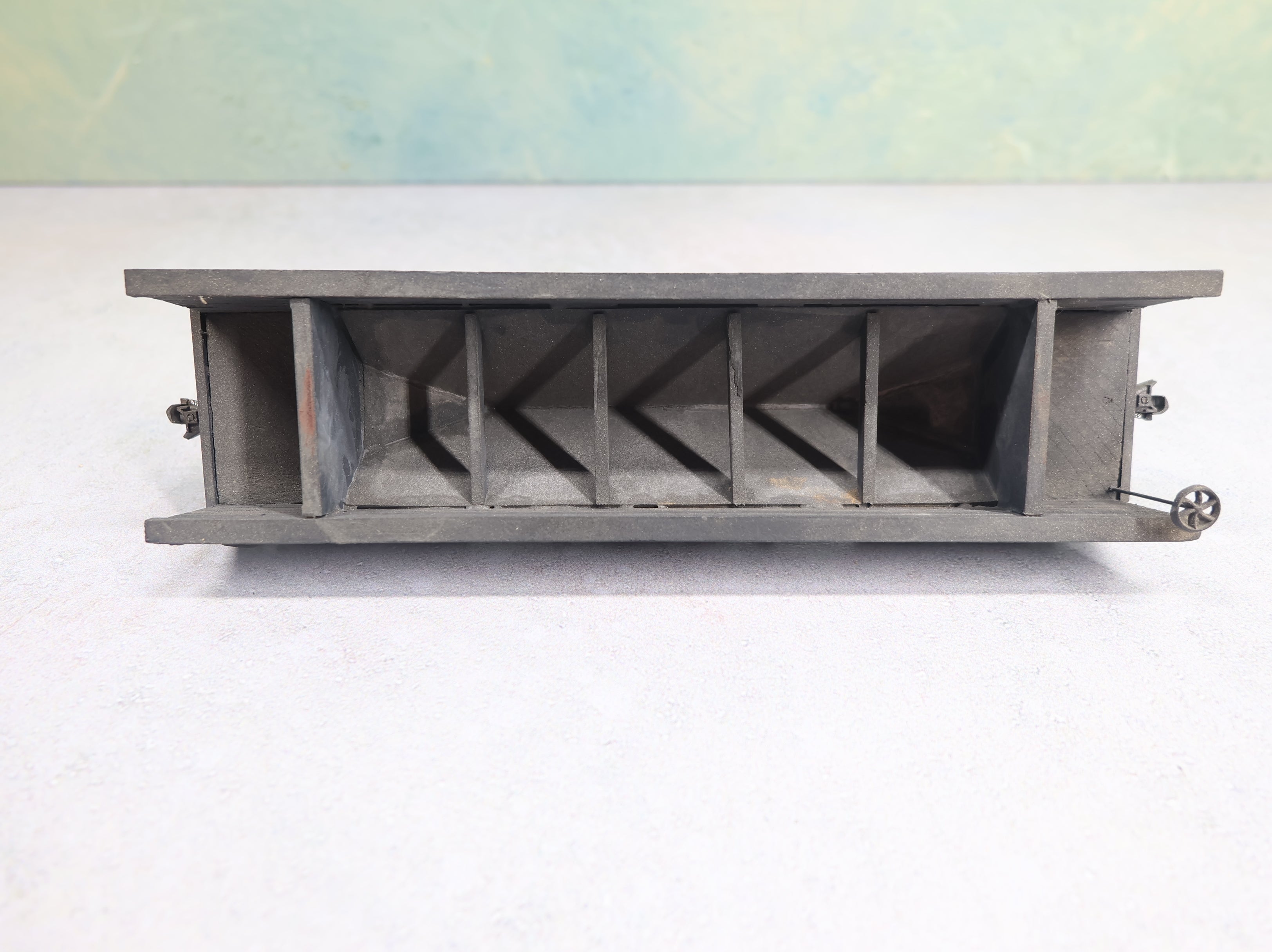 USED HO Scale Ballast Spreader Car Nickel Plate Road NYC&StL #65320 Wood Built Kit / Weathered