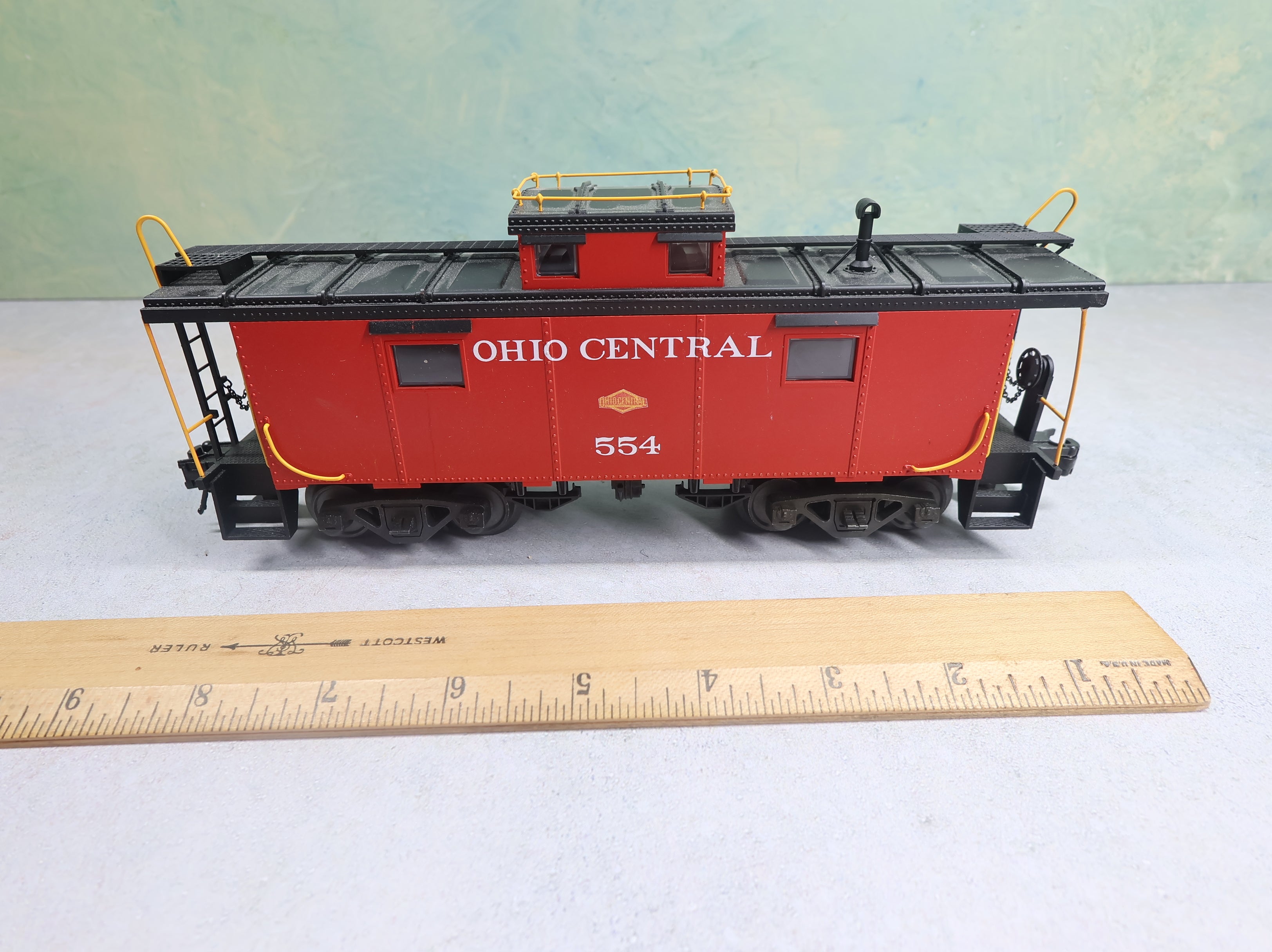USED Atlas O Caboose Ohio Central #554 Custom