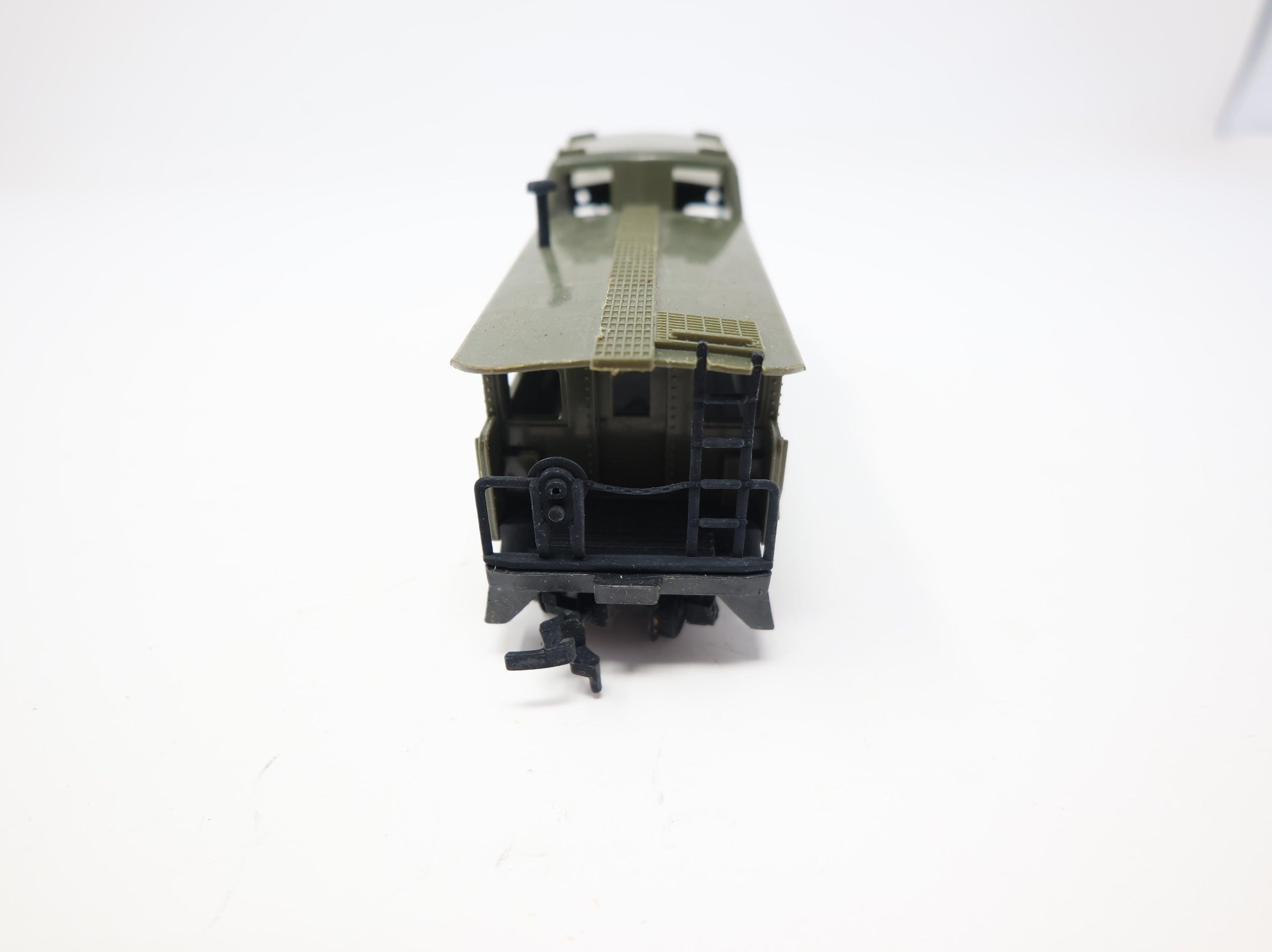 USED Tyco HO Scale Caboose Army Green