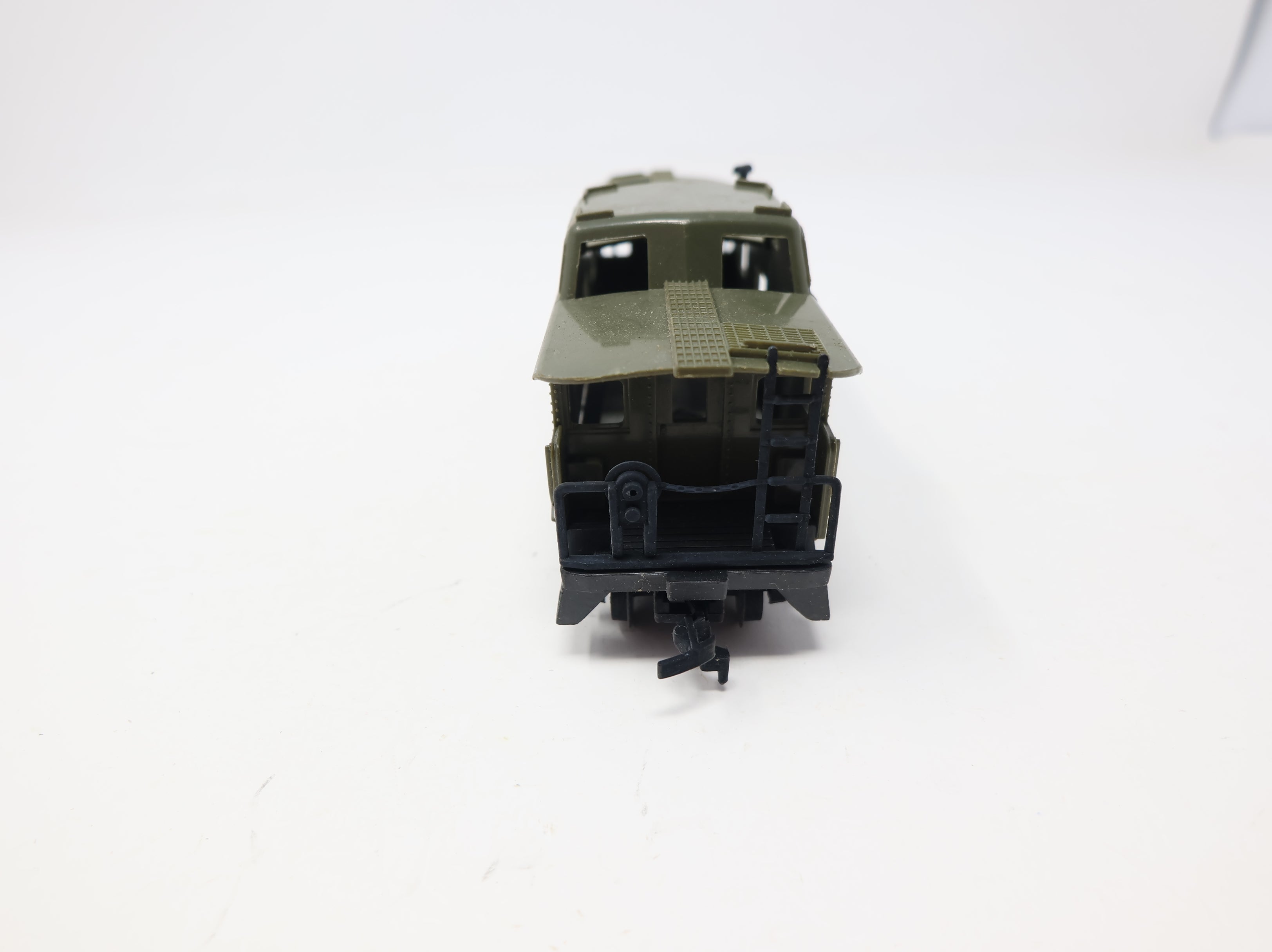 USED Tyco HO Scale Caboose Army Green