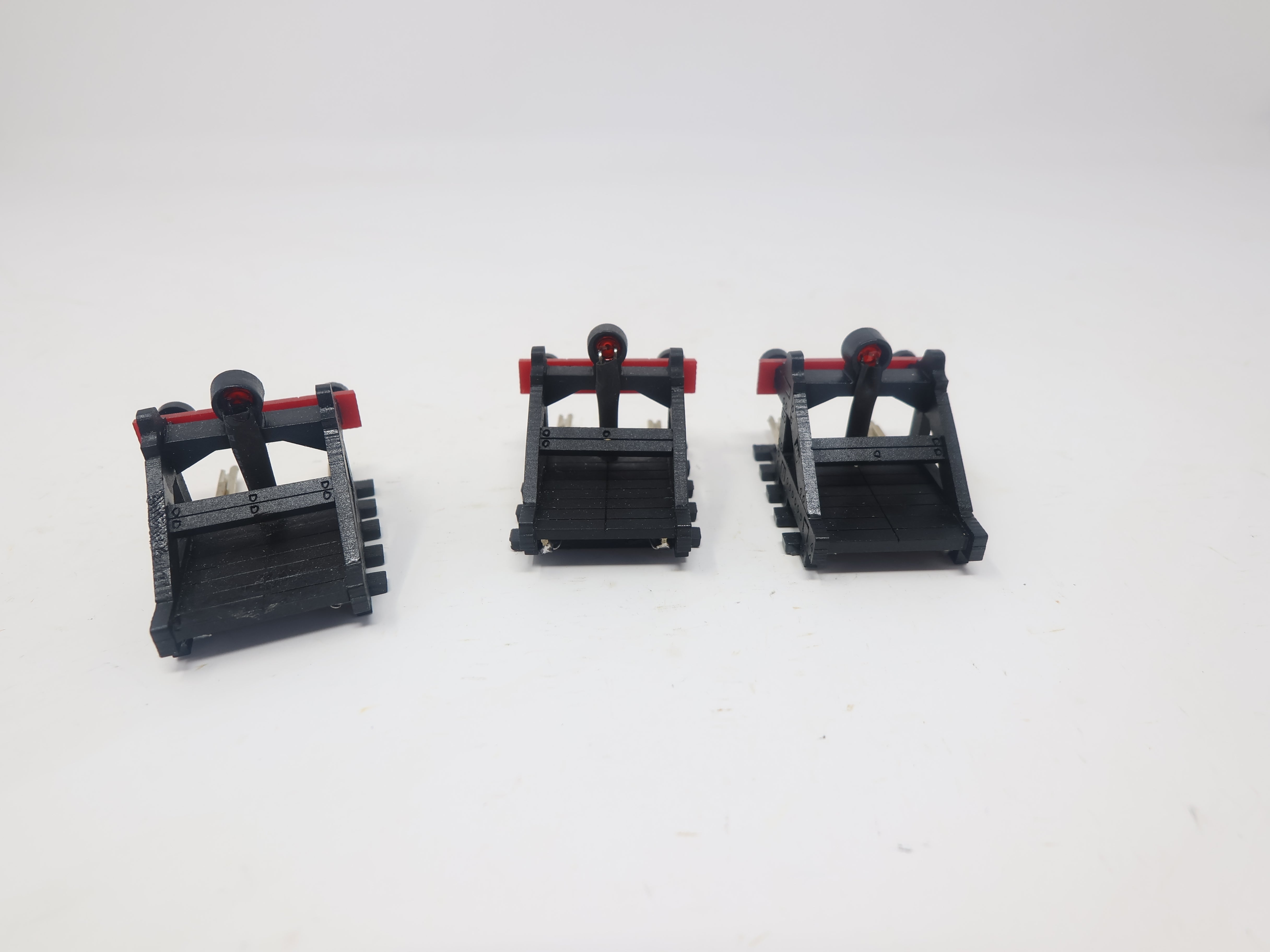 USED Bachmann, Proses BF-HO-01 HO Scale, Lot of 3 Buffer Stop w/ Light, DCC wireless