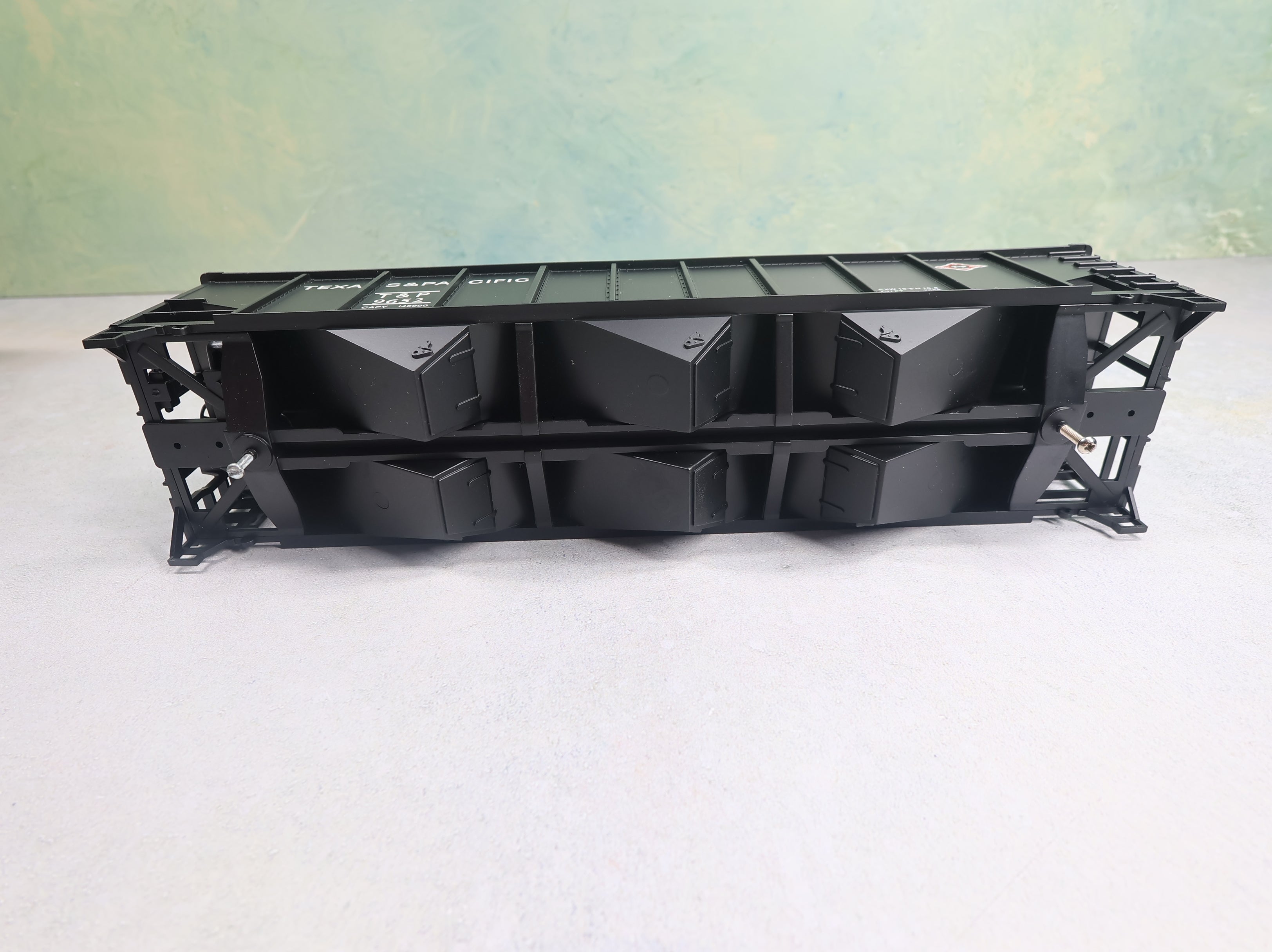 USED Weaver O 3 Bay 9 Panel Hopper Texas and Pacific T&P #9652