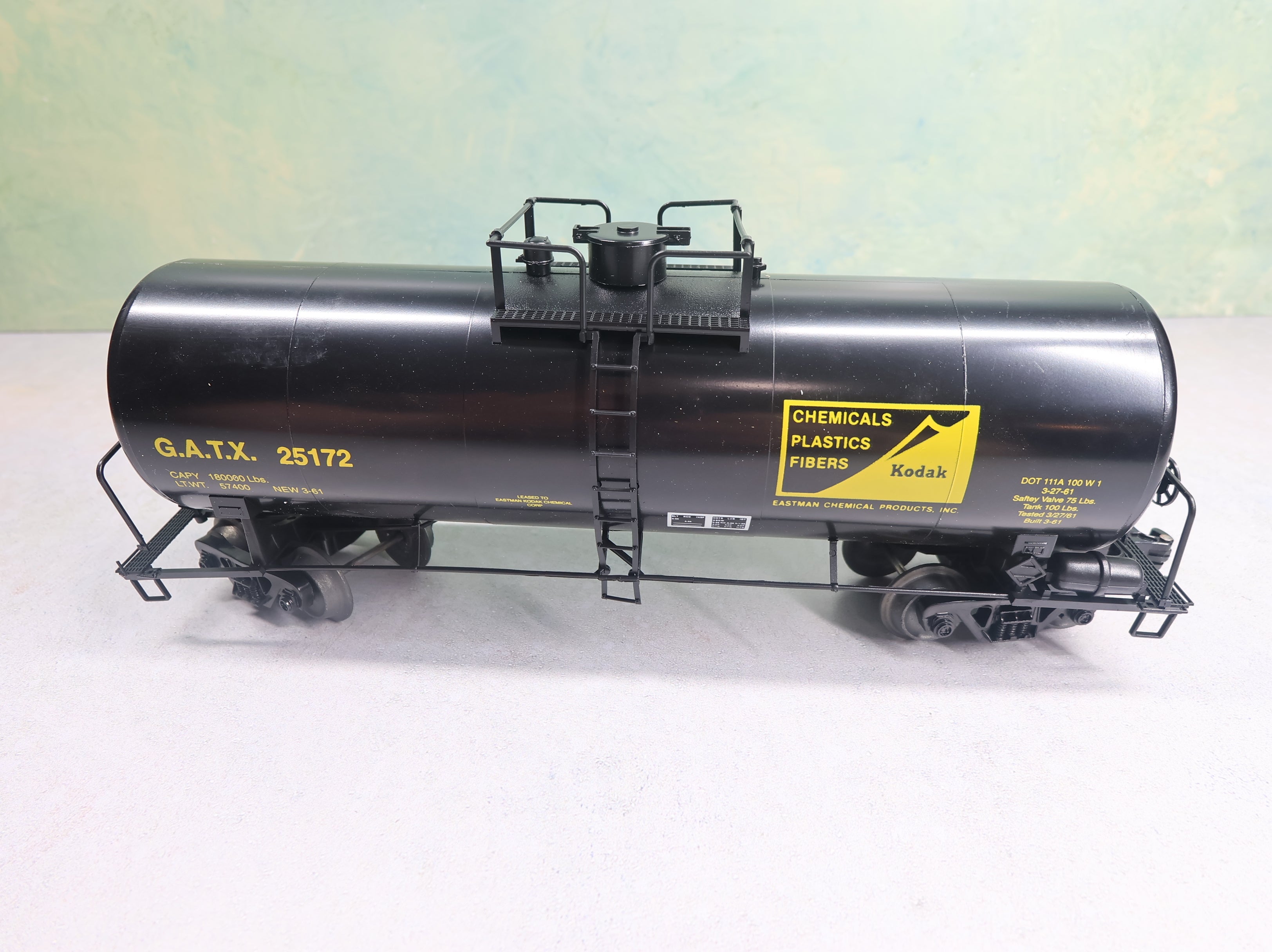 USED Weaver O 40' Tank Car Eastman Kodak GATX #25172