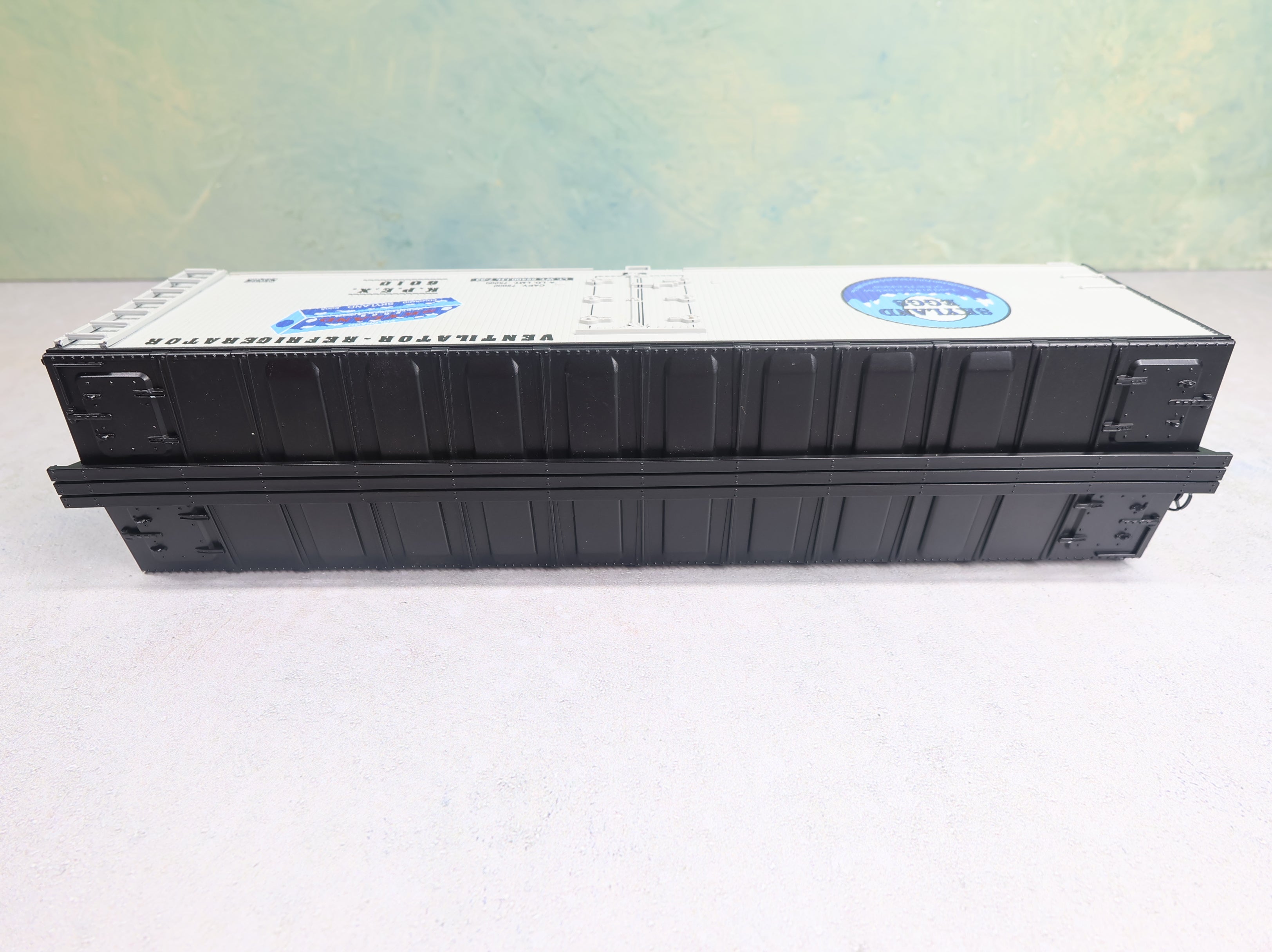 USED Weaver O Wood Side Refrigerator Car Skyland Eggs KPEX #6010