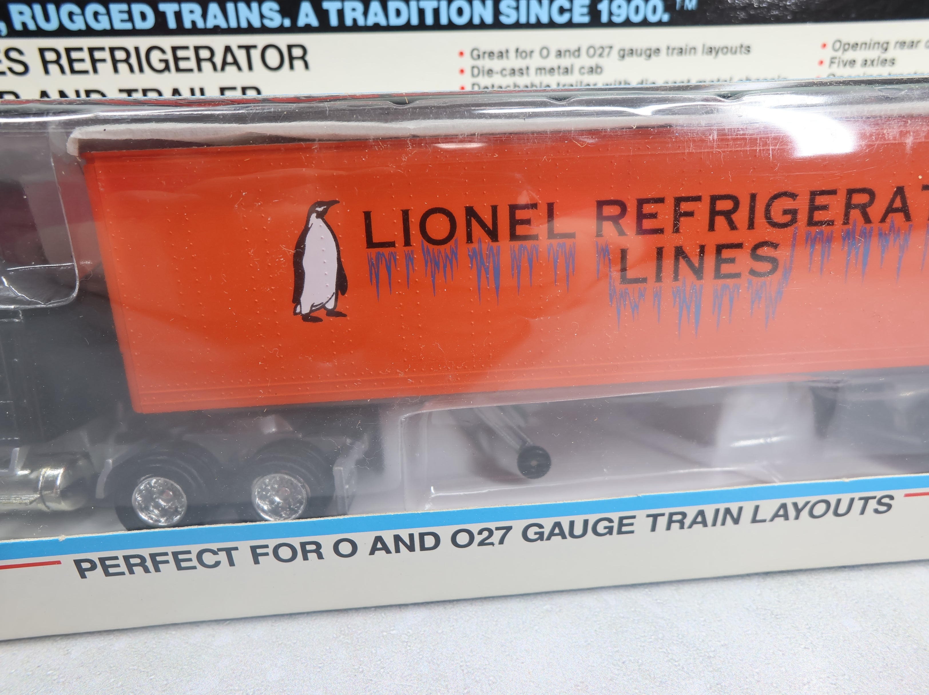 USED Lionel #6-12891 O Tractor and Trailer Lionel Lines Refrigerator