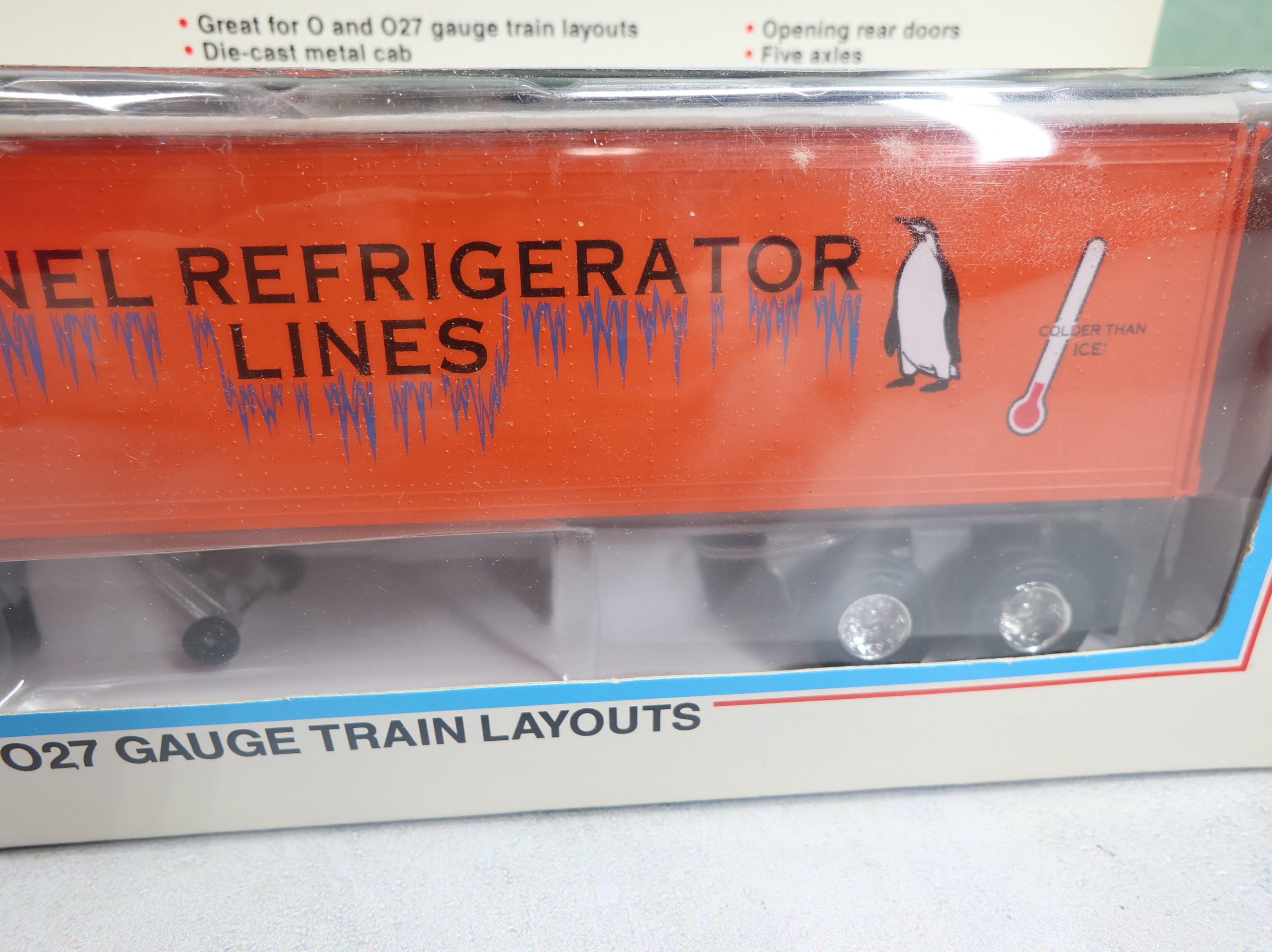 USED Lionel #6-12891 O Tractor and Trailer Lionel Lines Refrigerator