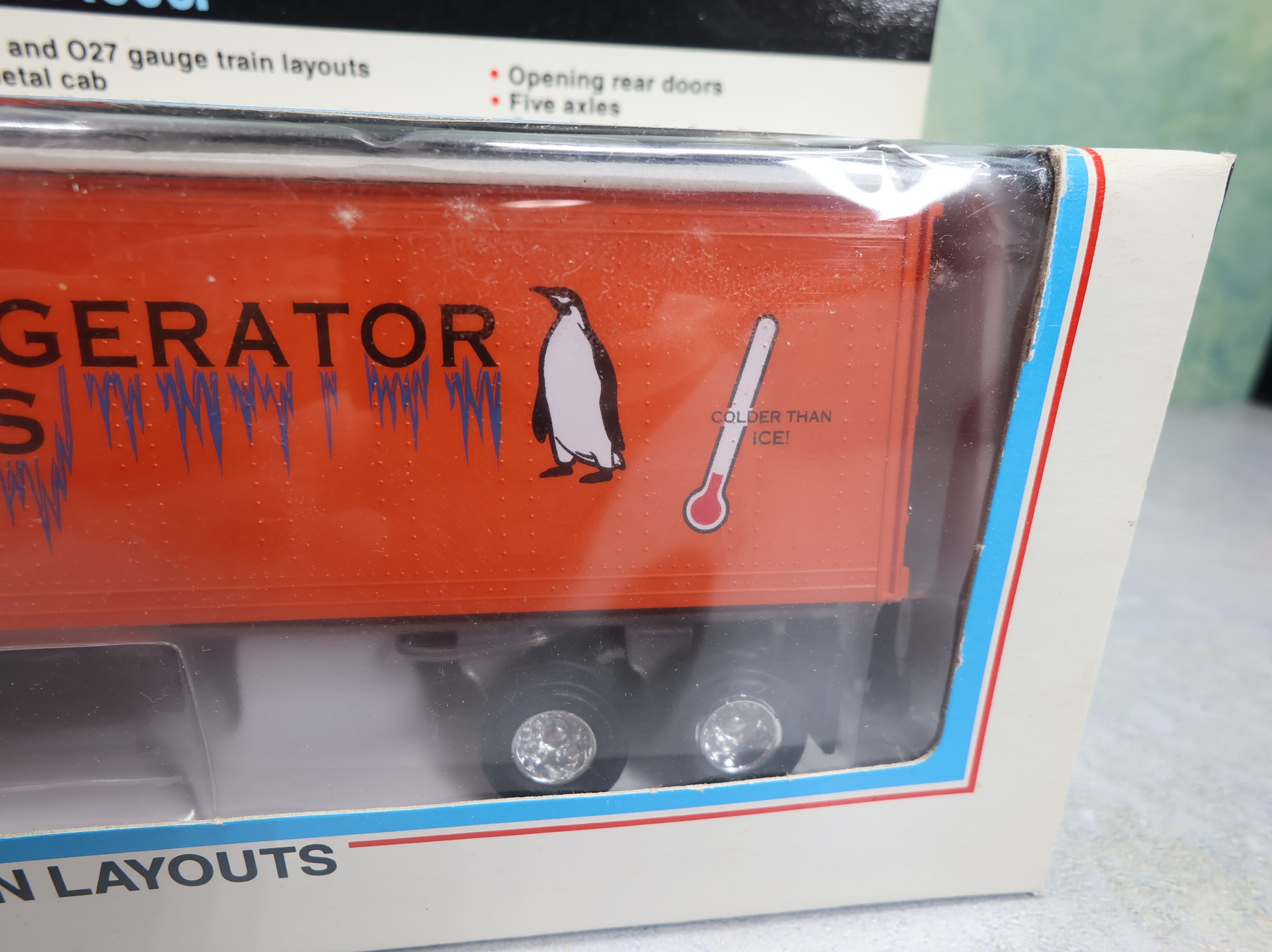 USED Lionel #6-12891 O Tractor and Trailer Lionel Lines Refrigerator