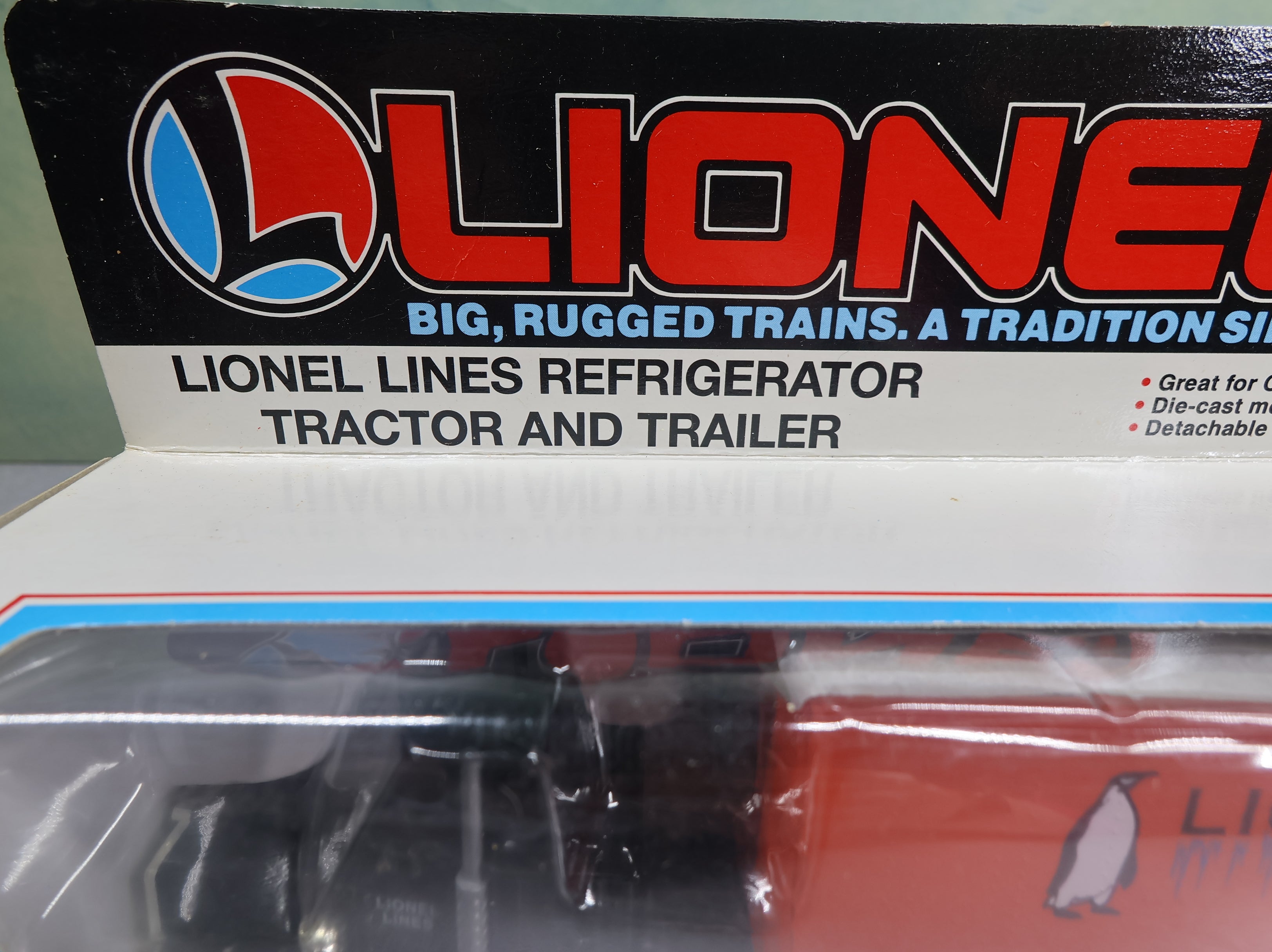 USED Lionel #6-12891 O Tractor and Trailer Lionel Lines Refrigerator