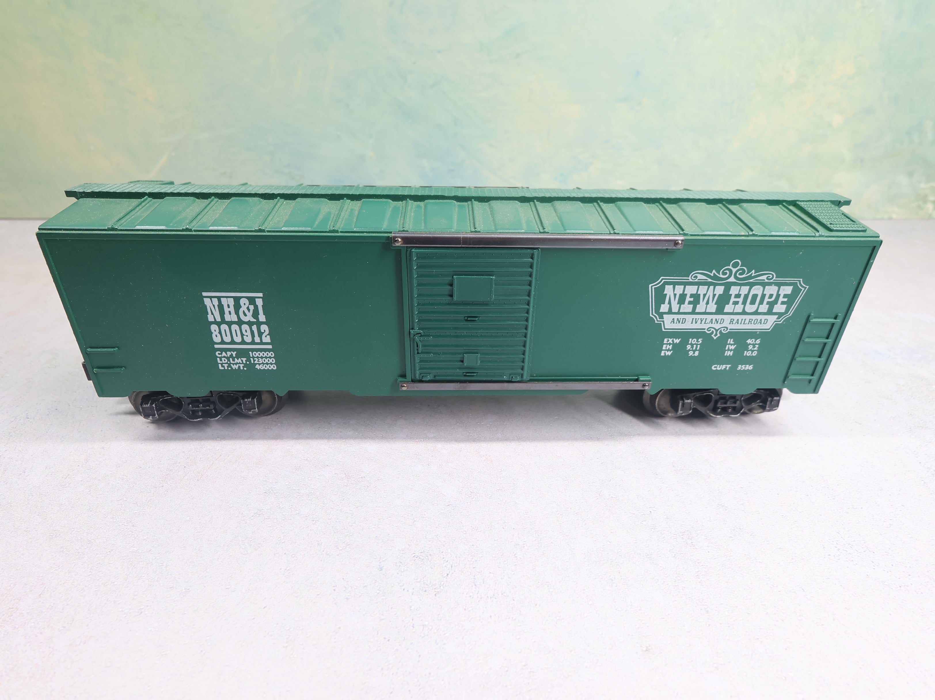 USED KMT O Box Car New Hope and Ivyland Railroad NH&I #800912
