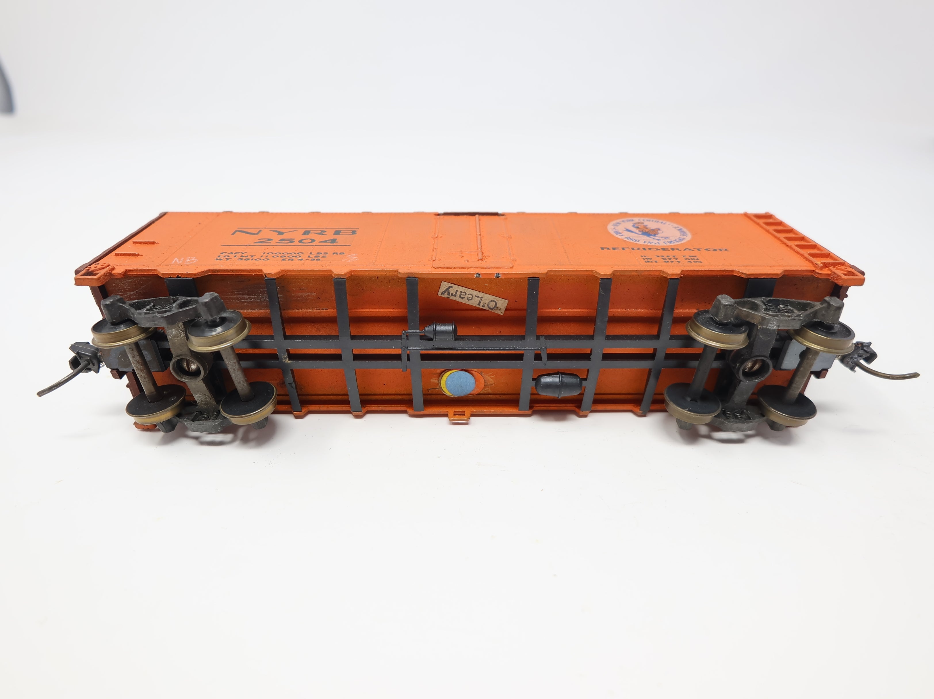 USED Athearn HO Scale 40' Reefer Box Car New York Central NYRB #2504 Decal