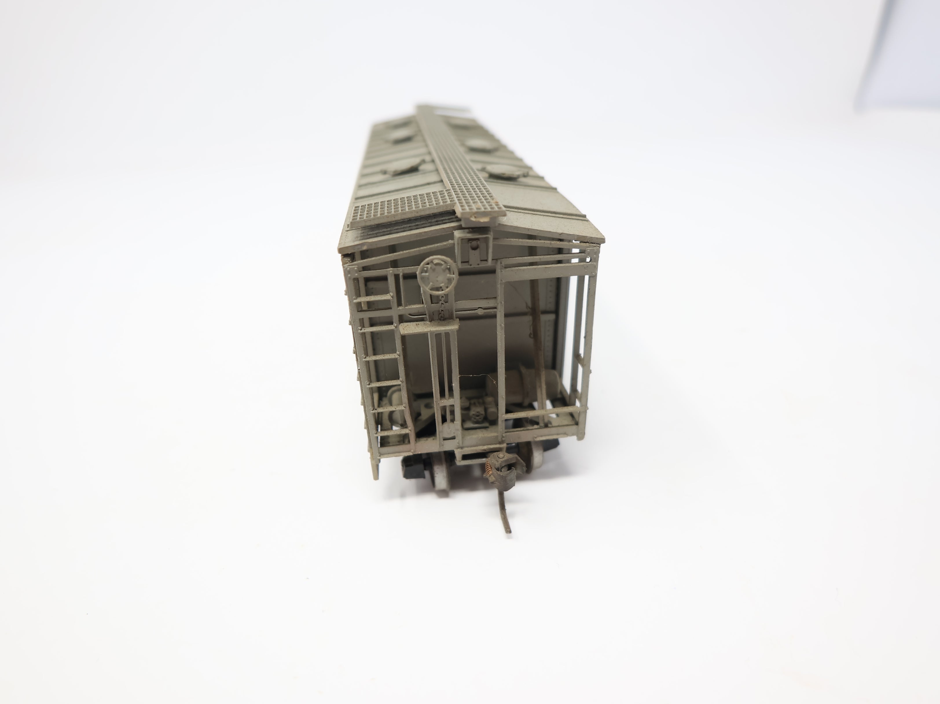 USED HO Scale Airslide Covered Hopper Delaware and Hudson D&H #12927 Light Weathering