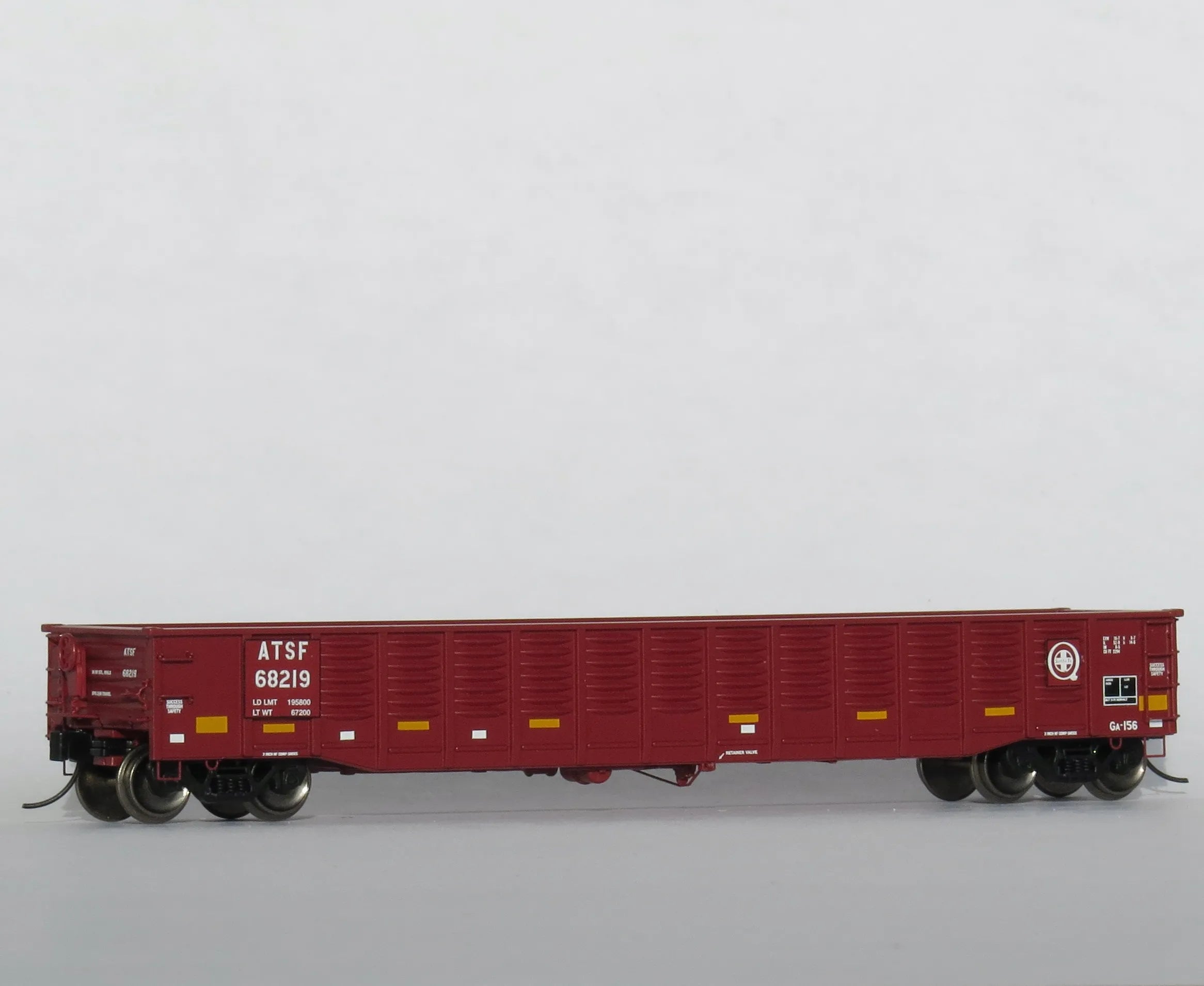 Trainworx 2522515 N Scale, 52' Gondola, Santa Fe #68223