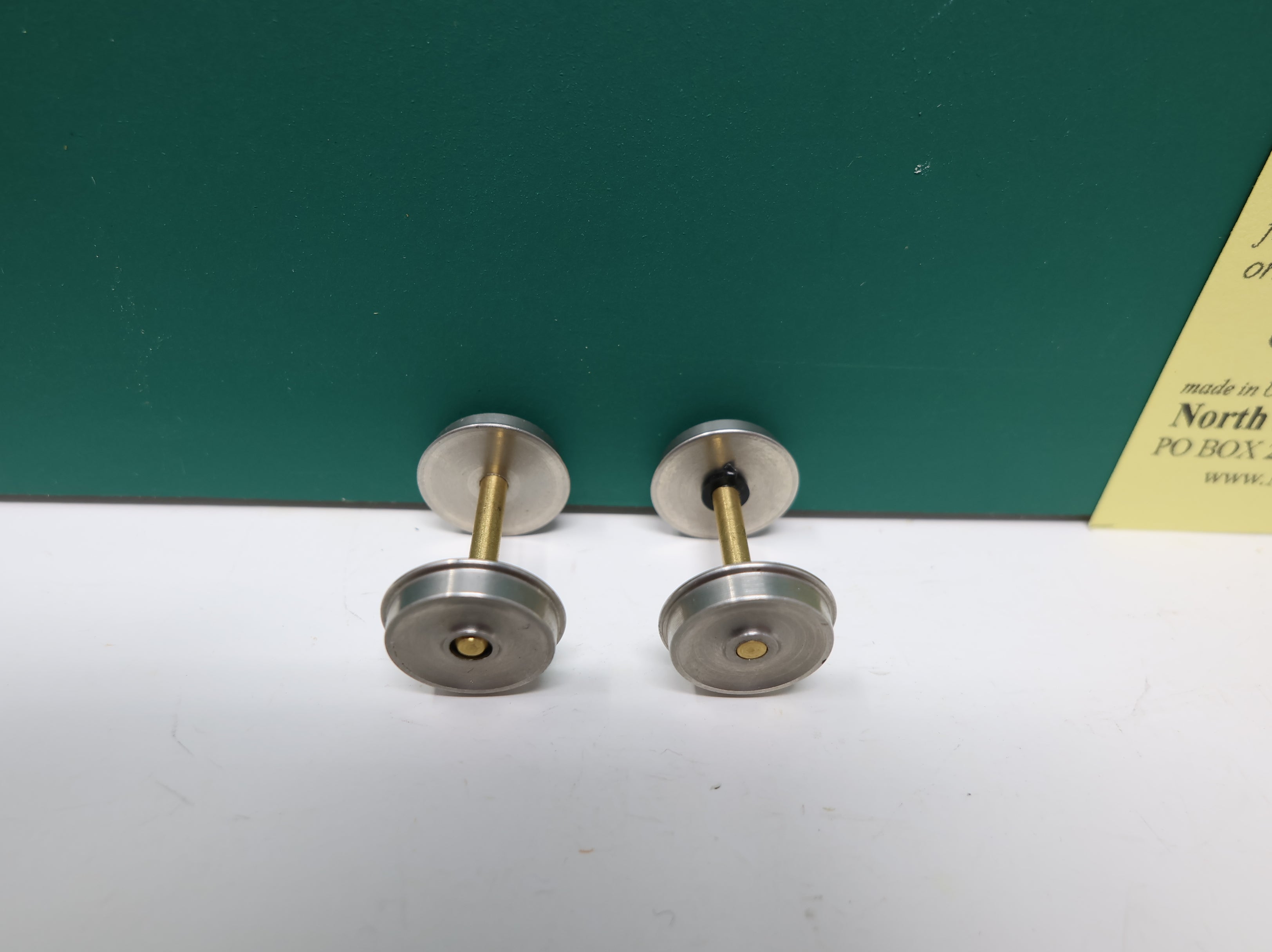 USED NWSL 37130-4 HO Scale 42" Nickel-Silver Wheels (2 pcs)