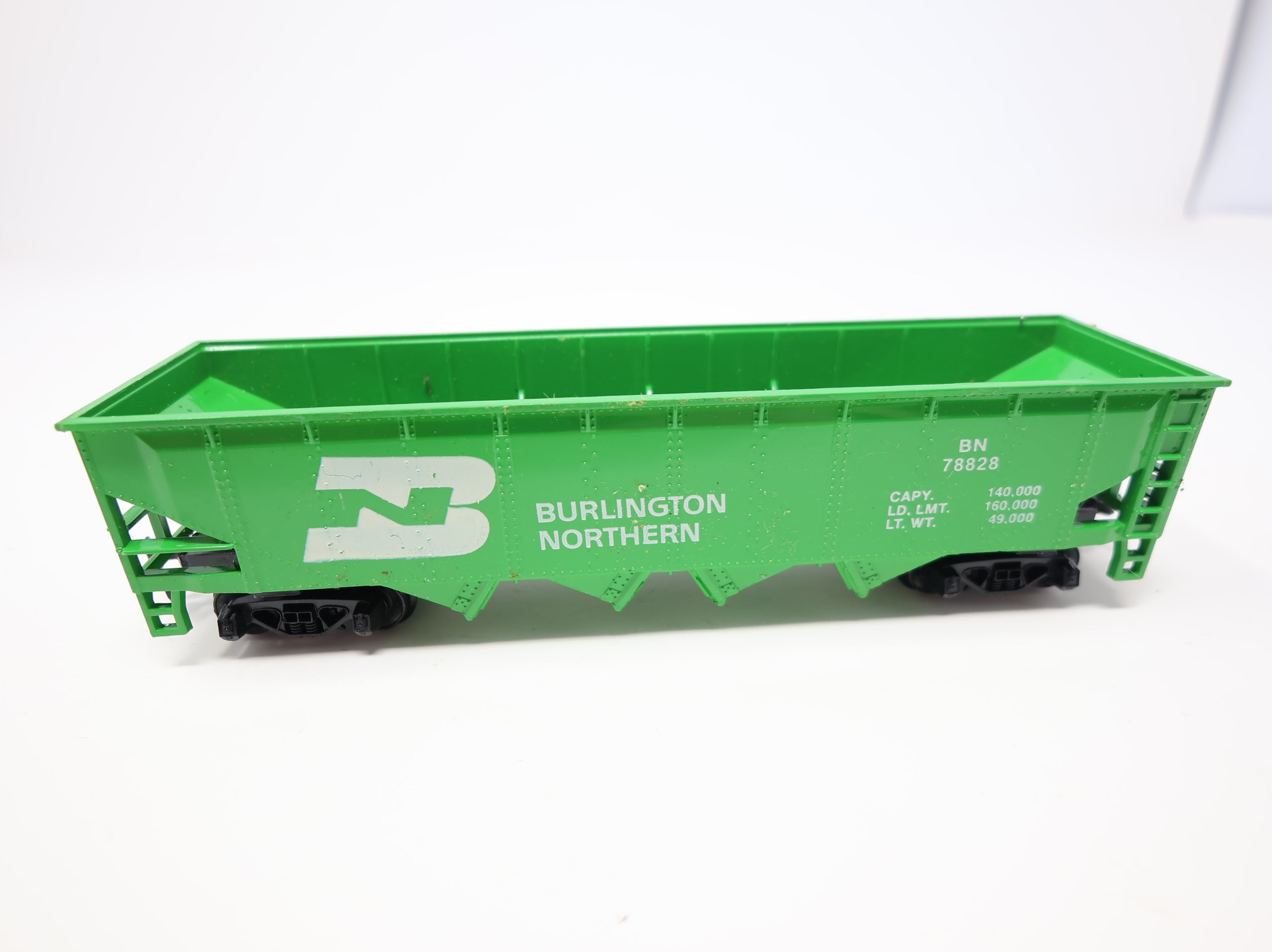 USED Tyco HO Scale 4 Bay Hopper Burlington Northern BN #78828
