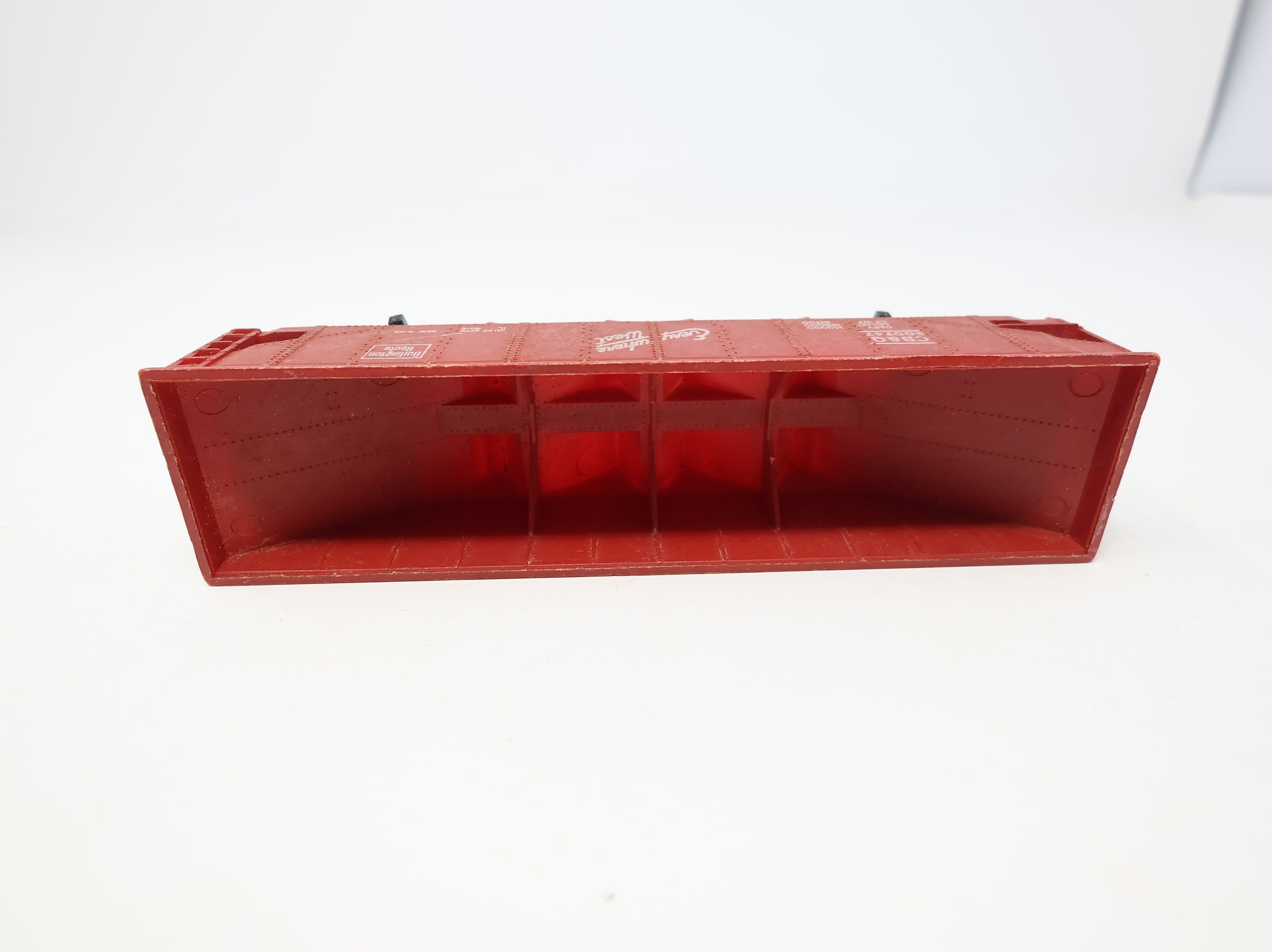 USED Tyco HO Scale 4 Bay Hopper Burlington CB&Q #300747