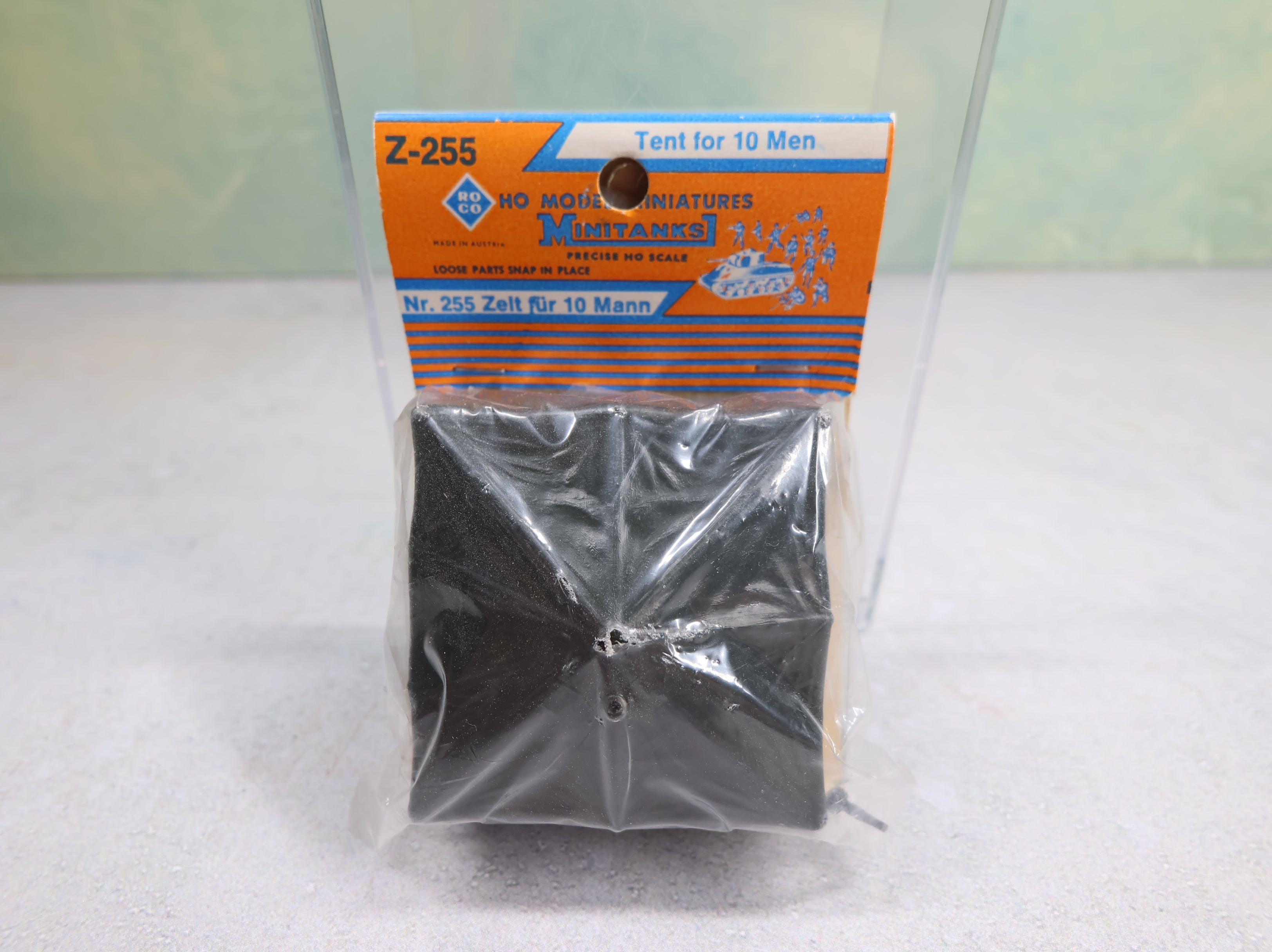 Roco Z255 HO Scale MiniTanks Tent for 10 Men Military Details