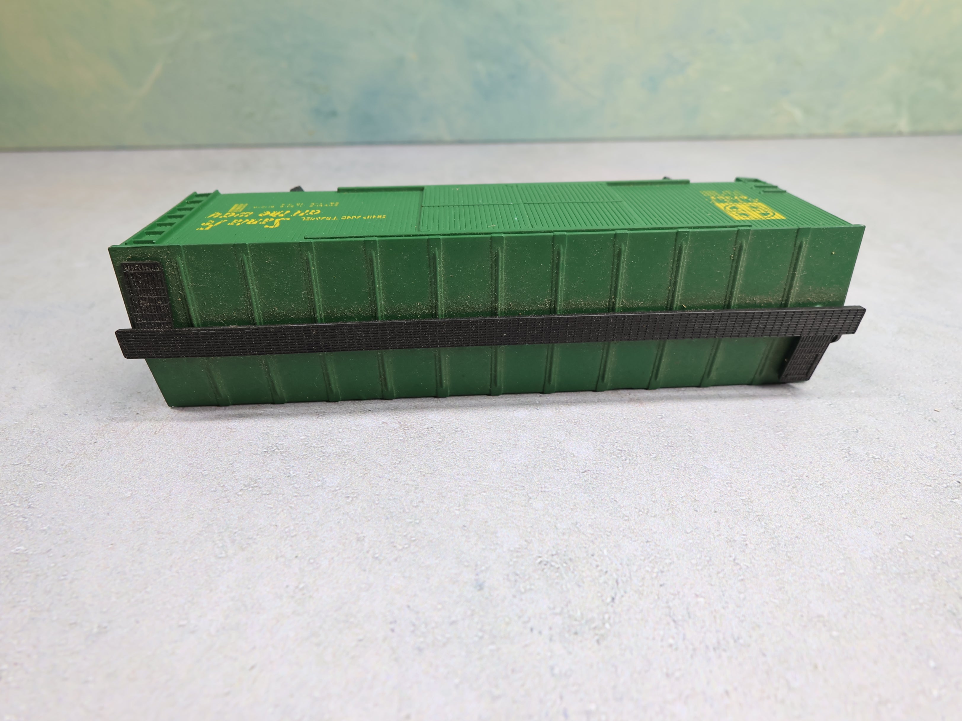 USED AHM HO Scale 40' Wooden Box Car Santa Fe ATSF #67392