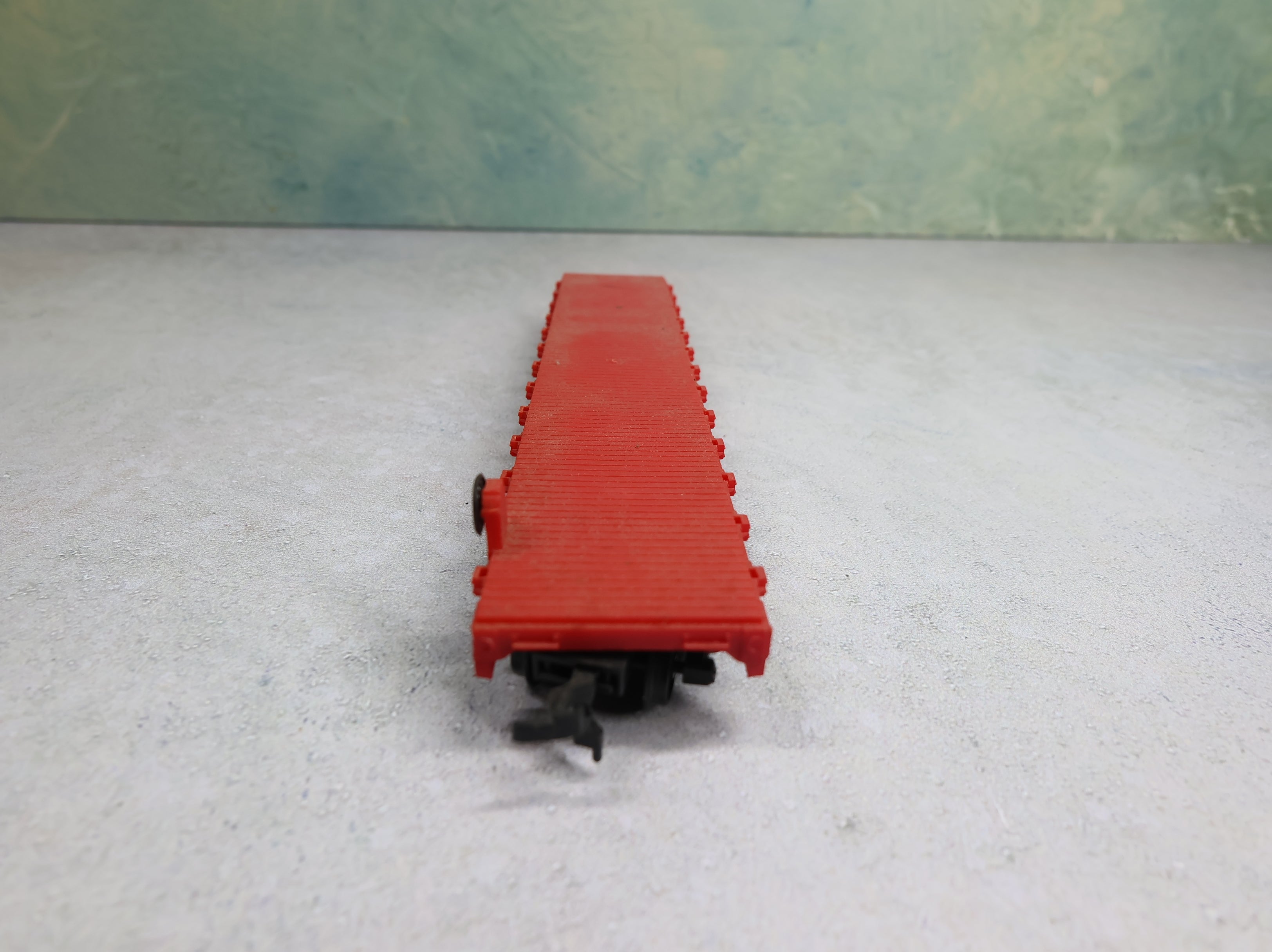USED AHM HO Scale 50' Flat Car Santa Fe ATSF #90850