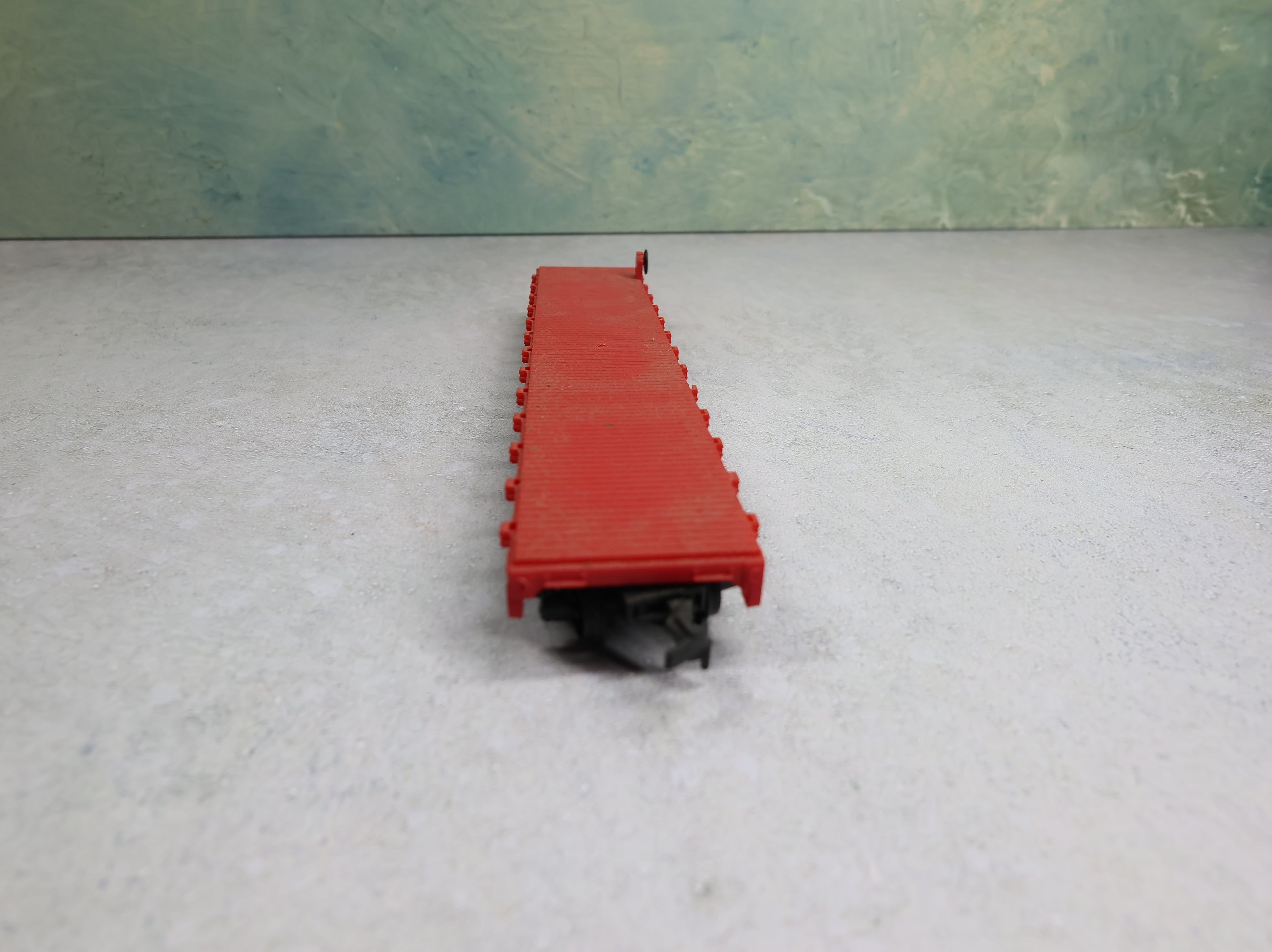 USED AHM HO Scale 50' Flat Car Santa Fe ATSF #90850