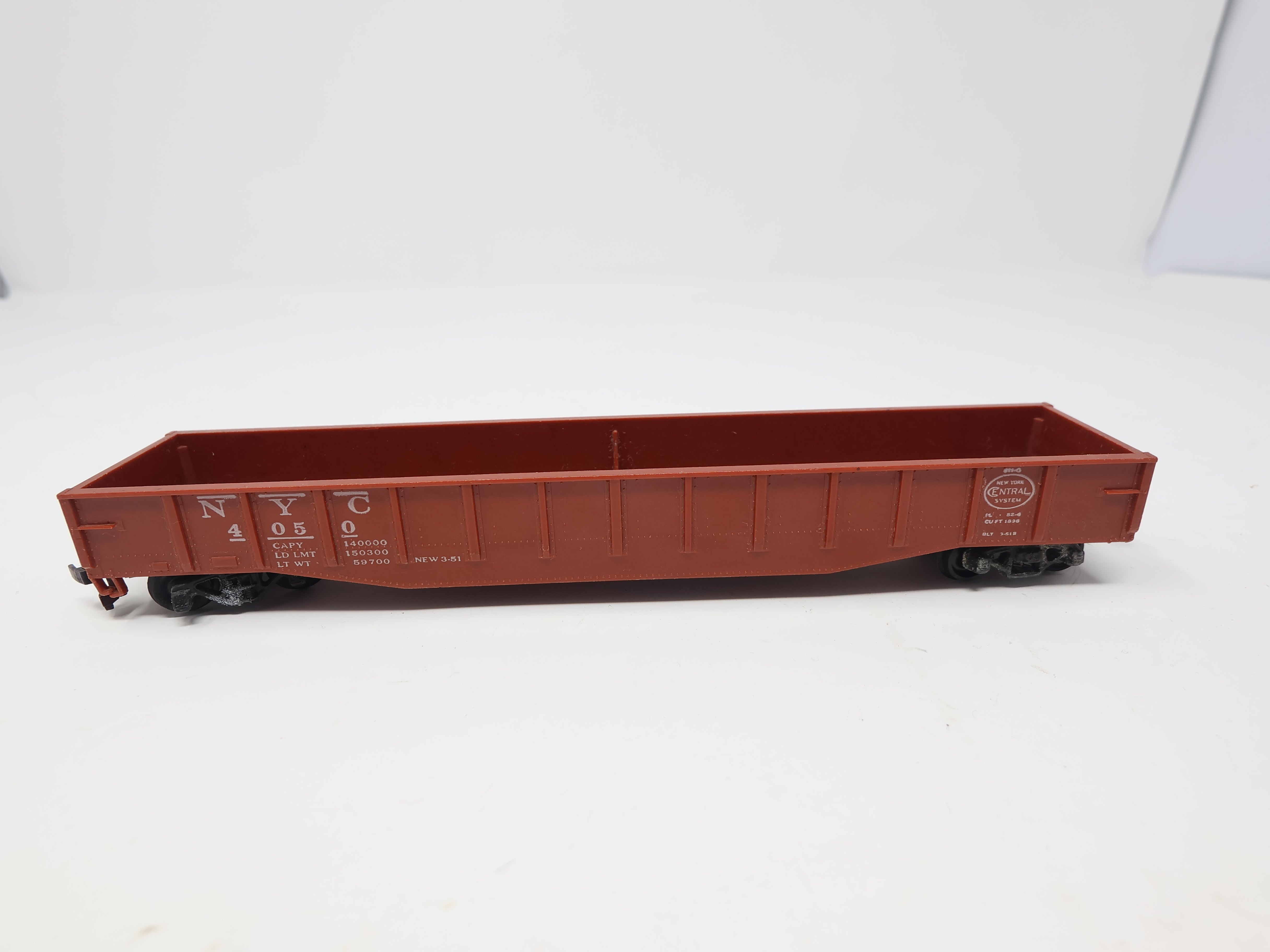 USED REVELL HO Scale, Gondola, New York Central NYC #4050