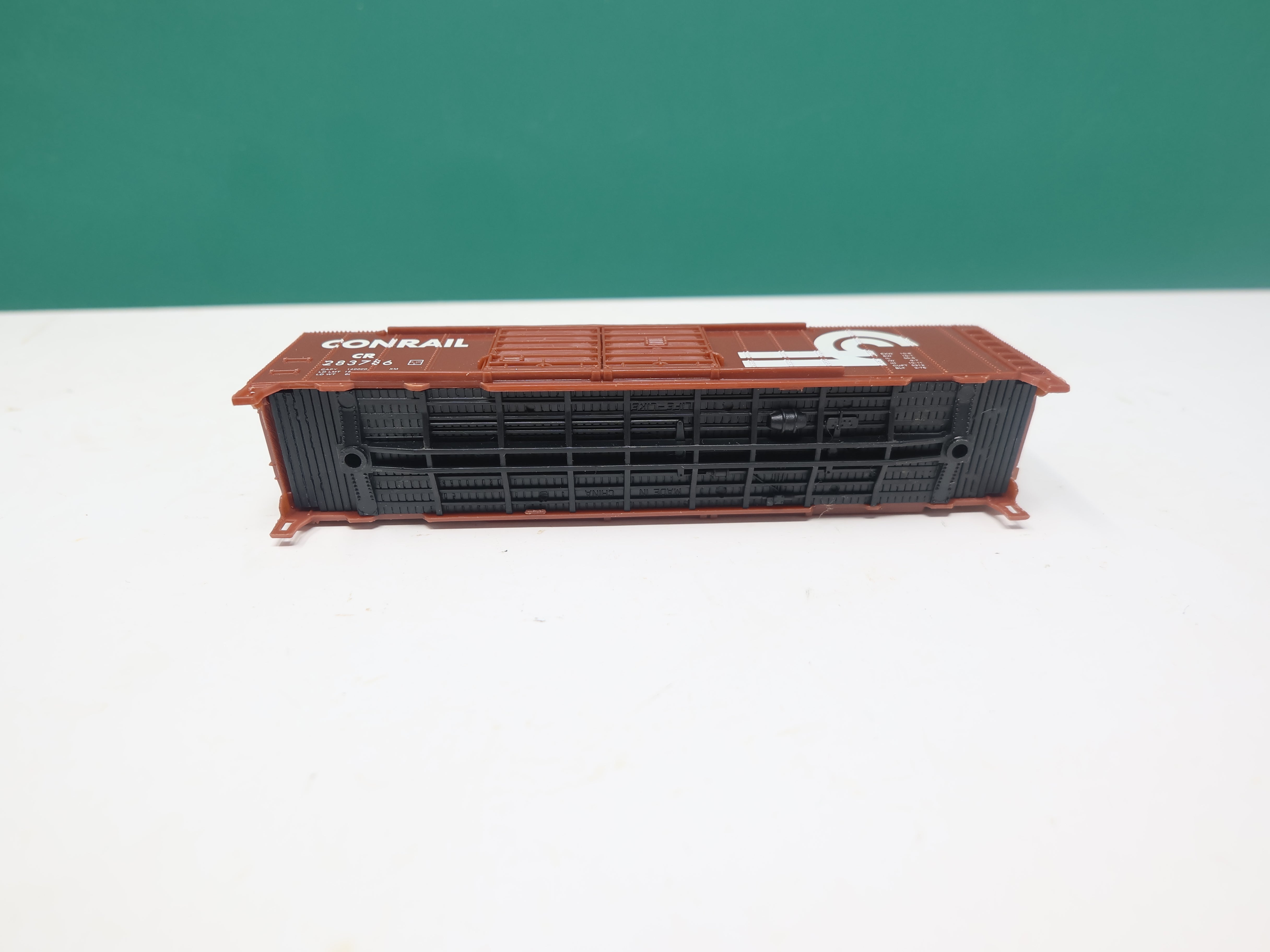 USED Life-Like N Scale, 50' Box Car DD, Conrail CR #283786, No trucks