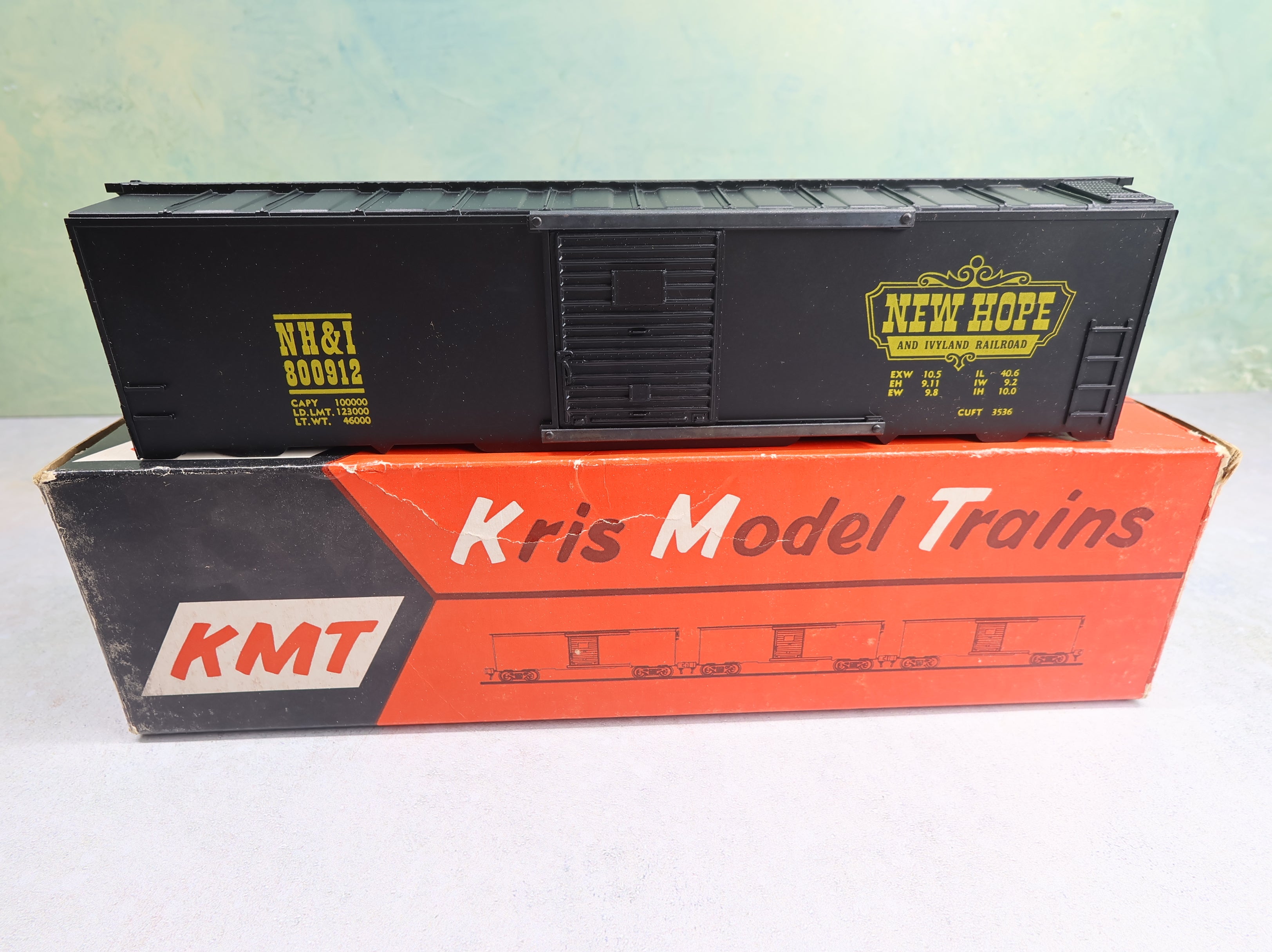 USED KMT O Box Car Shell Only New Hope and Ivyland Railroad NH&I #800912