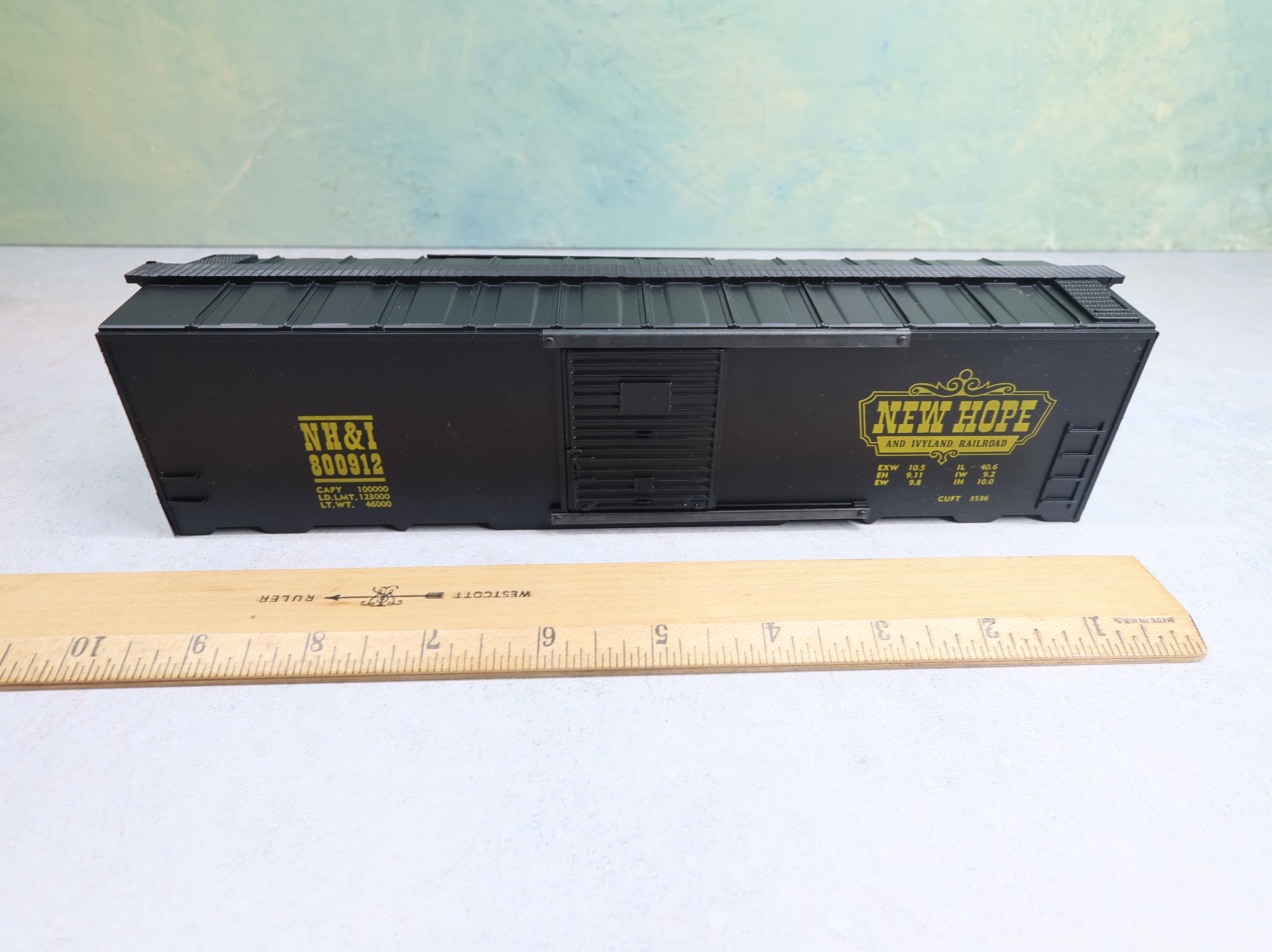 USED KMT O Box Car Shell Only New Hope and Ivyland Railroad NH&I #800912