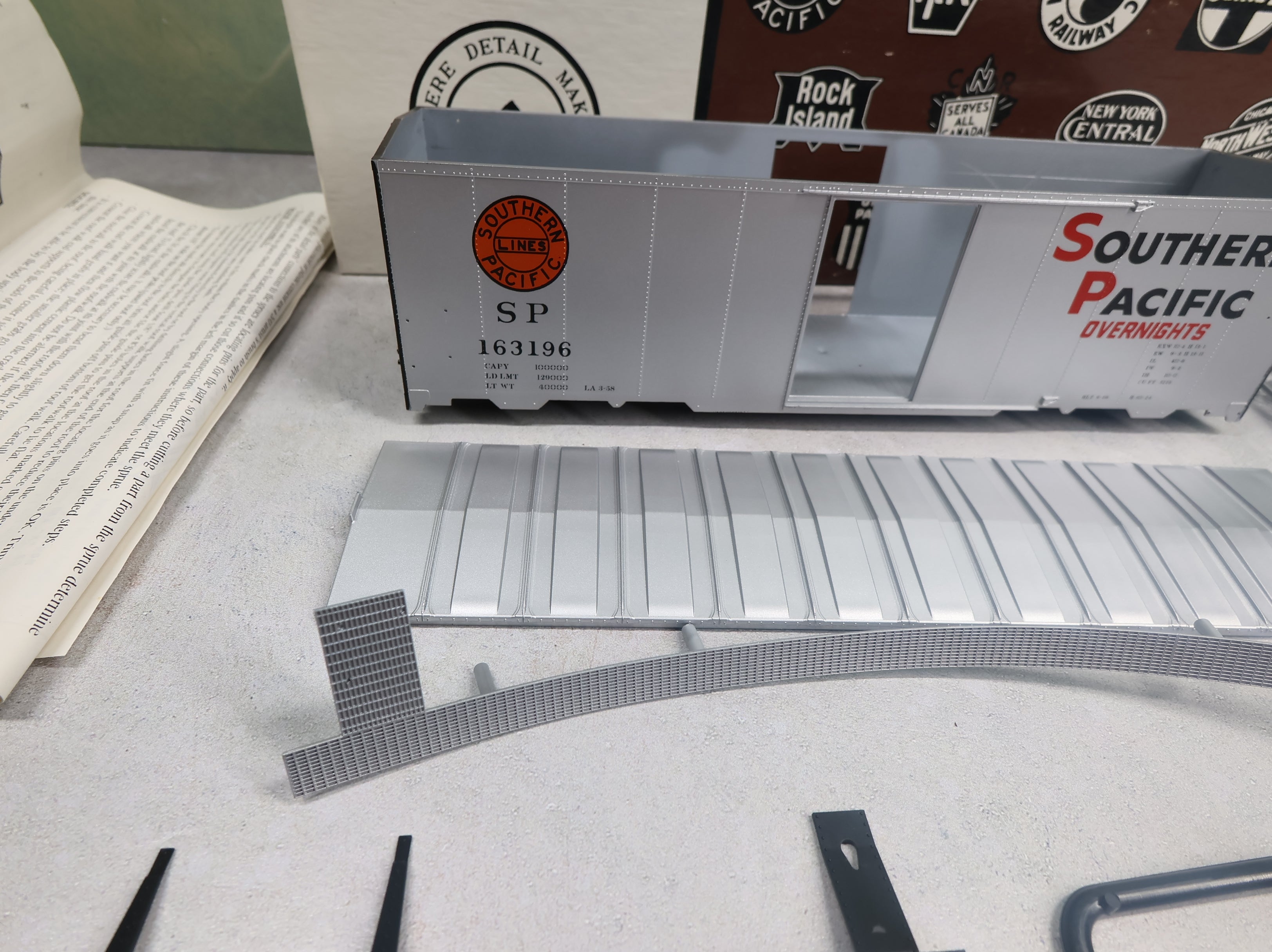 USED Intermountain O Box Car Southern Pacific SP #163196 KIT