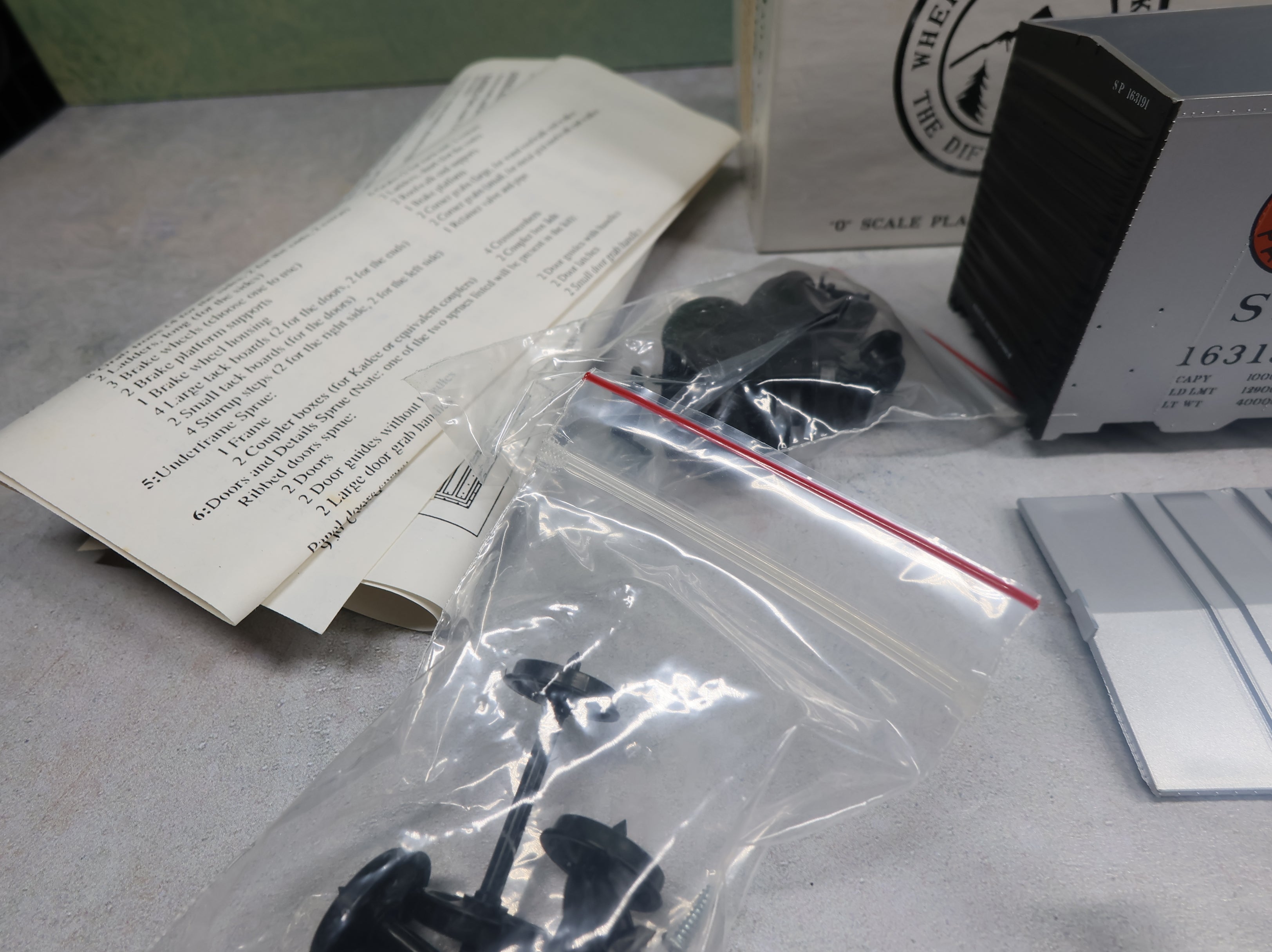 USED Intermountain O 1937 AAR 40' Box Car Southern Pacific SP #163191 Overnights KIT