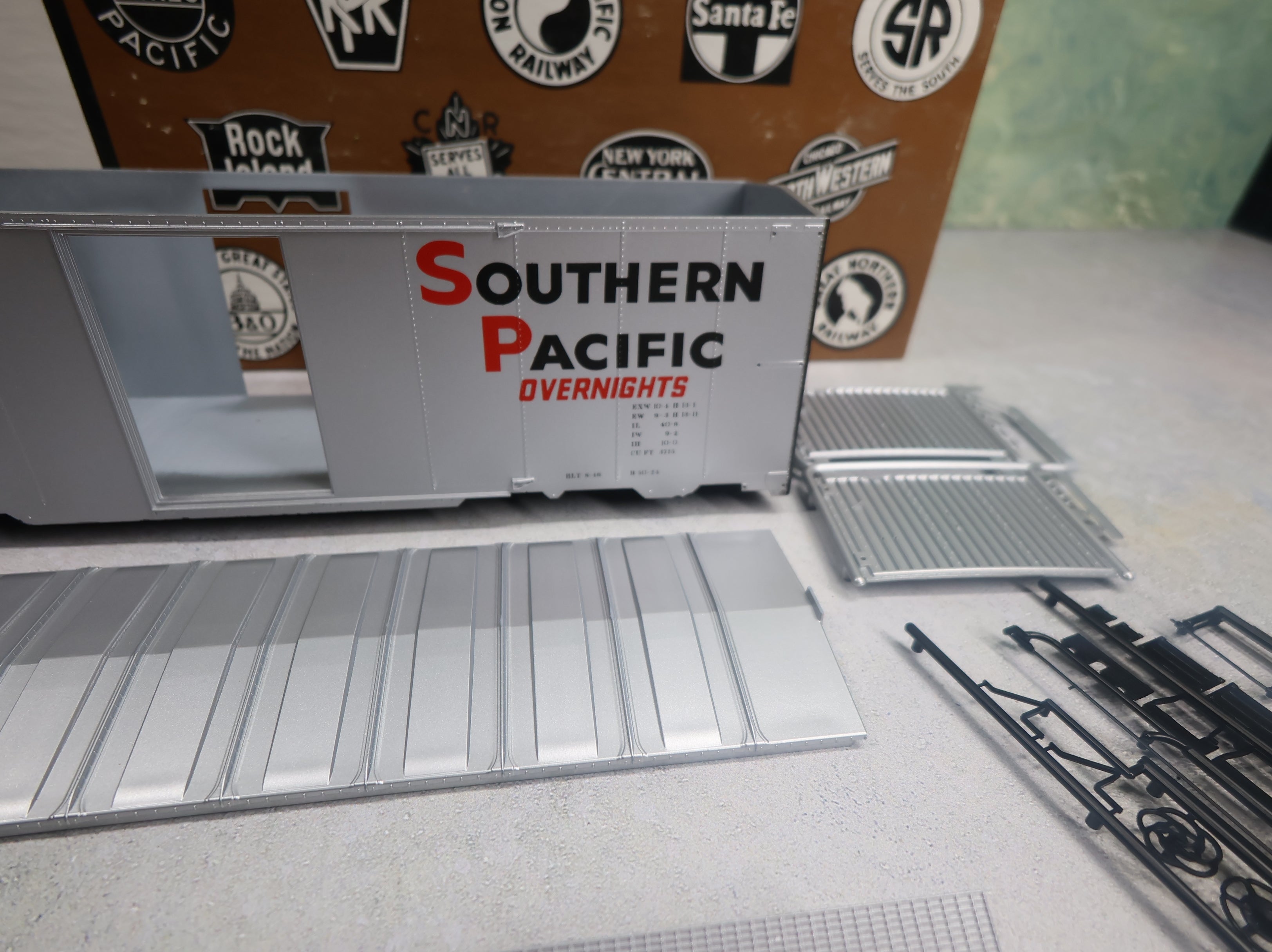 USED Intermountain O 1937 AAR 40' Box Car Southern Pacific SP #163191 Overnights KIT